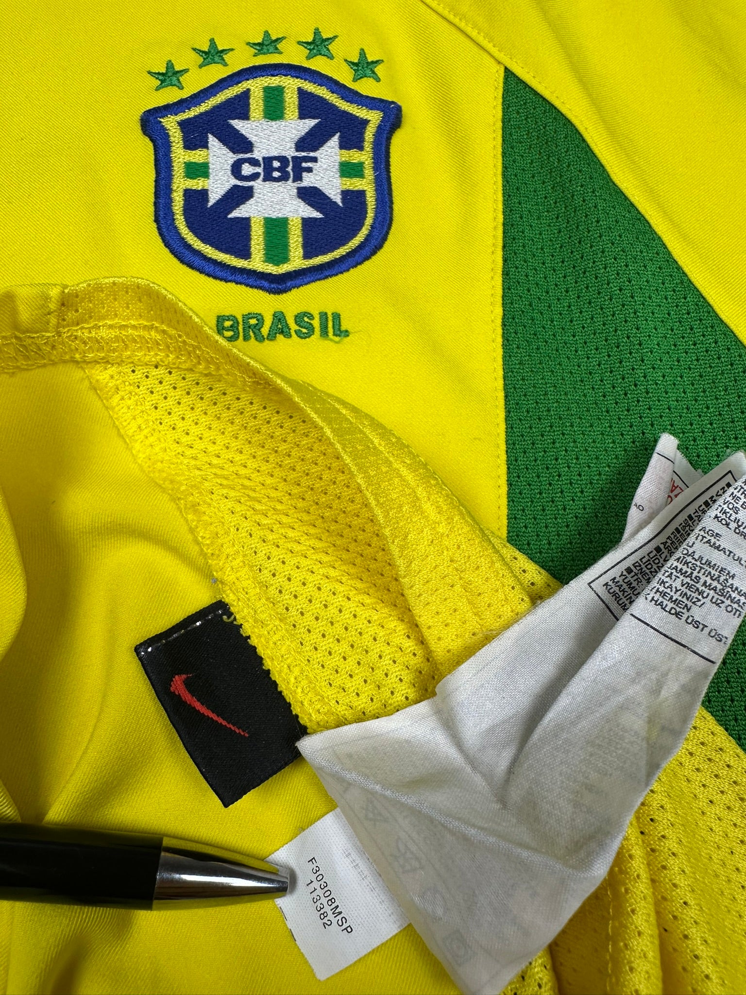 Brasilien 2002-04 Heim Trikot S nike