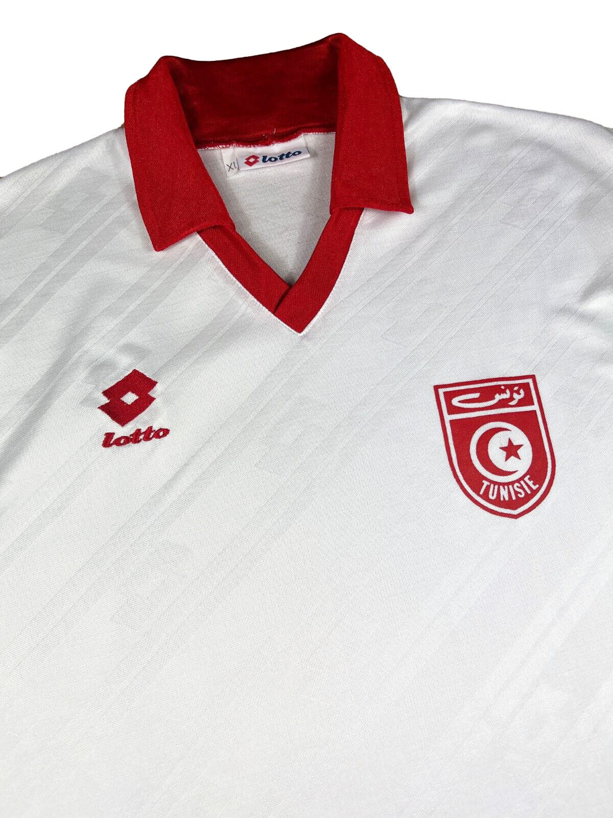 Tunesien 1996 Vintage Heim Trikot XL lotto