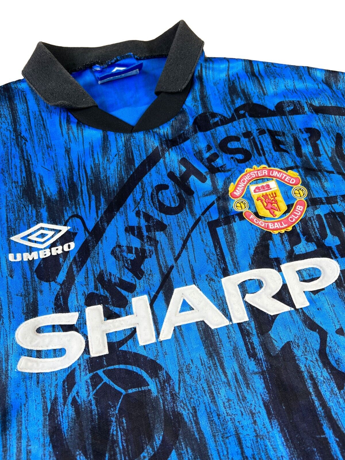 Manchester United 1992-93 "Cantona" Auswärts Trikot L umbro