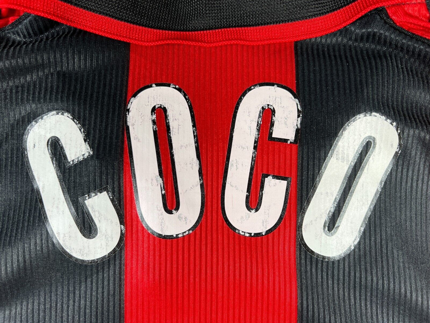 AC Mailand 1998-99 "Coco" Heim Trikot XL adidas *Spielertrikot*