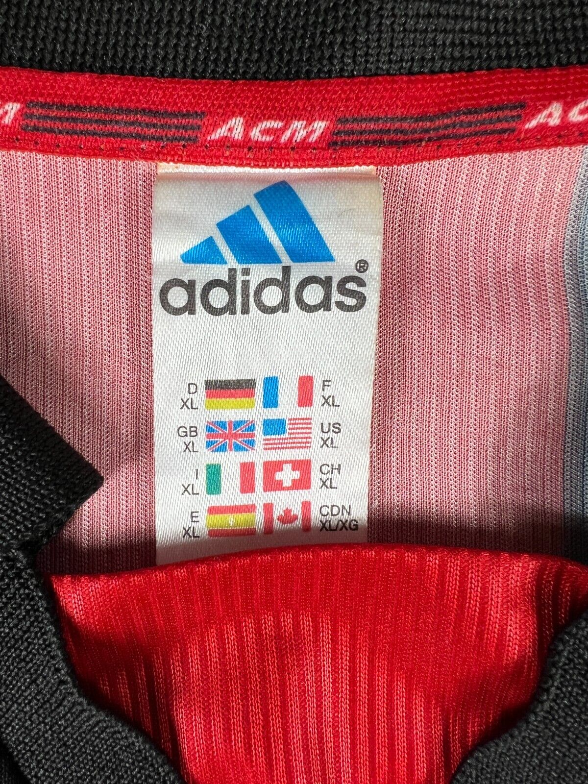 AC Mailand 1998-99 "Coco" Heim Trikot XL adidas *Spielertrikot*