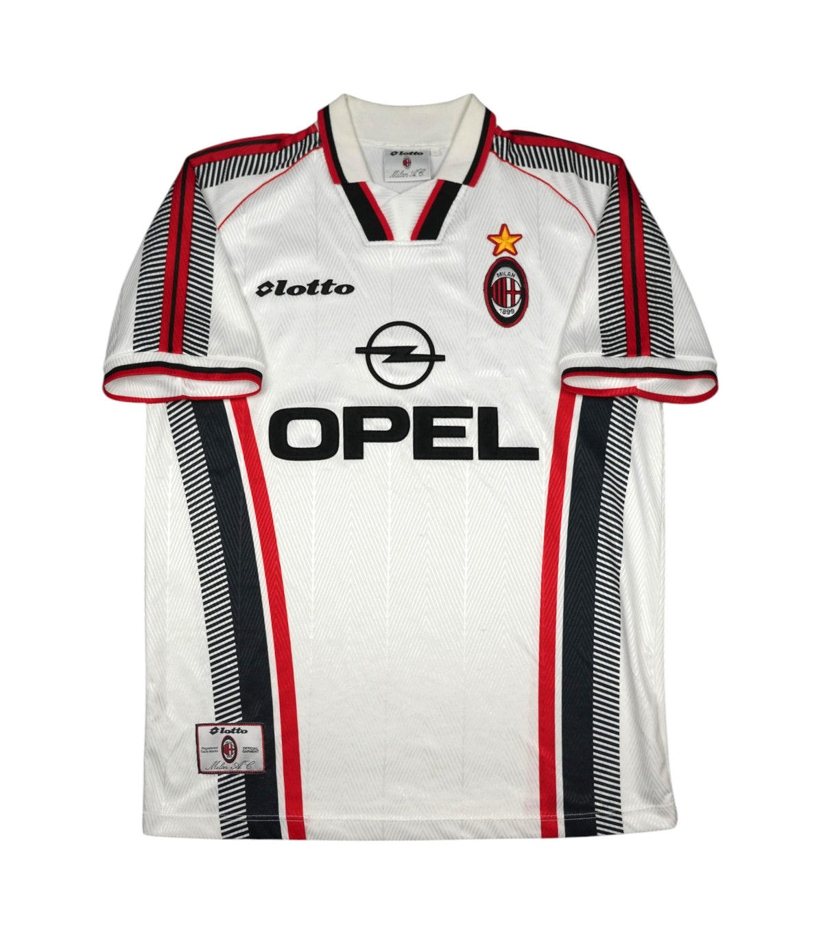 AC Mailand 1997-98 Auswärts Trikot (L) lotto