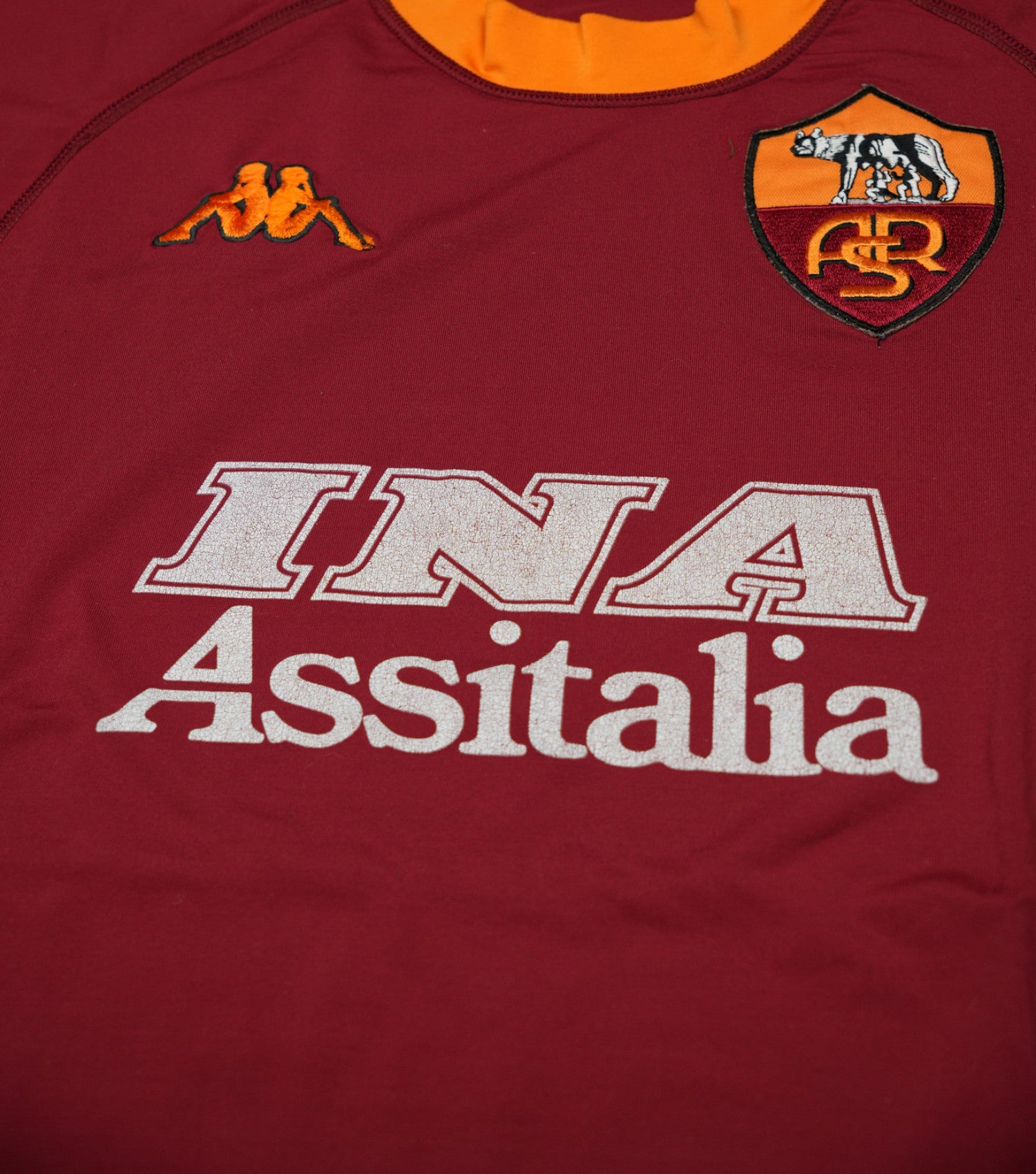 AS Rom 2000-01 Heim Trikot (XL) kappa