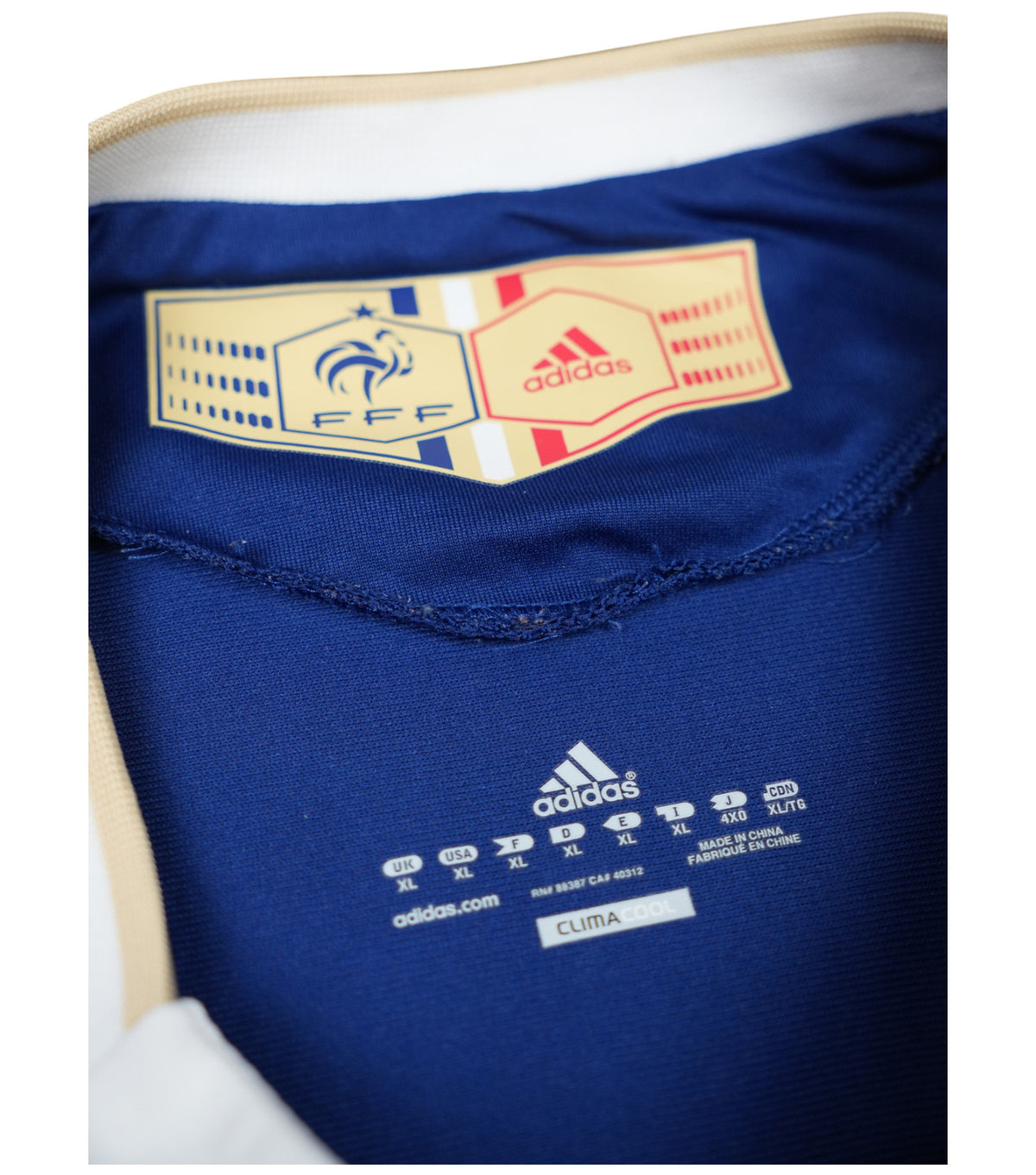 Frankreich 2010 "Evra" Heim Trikot (XL) adidas