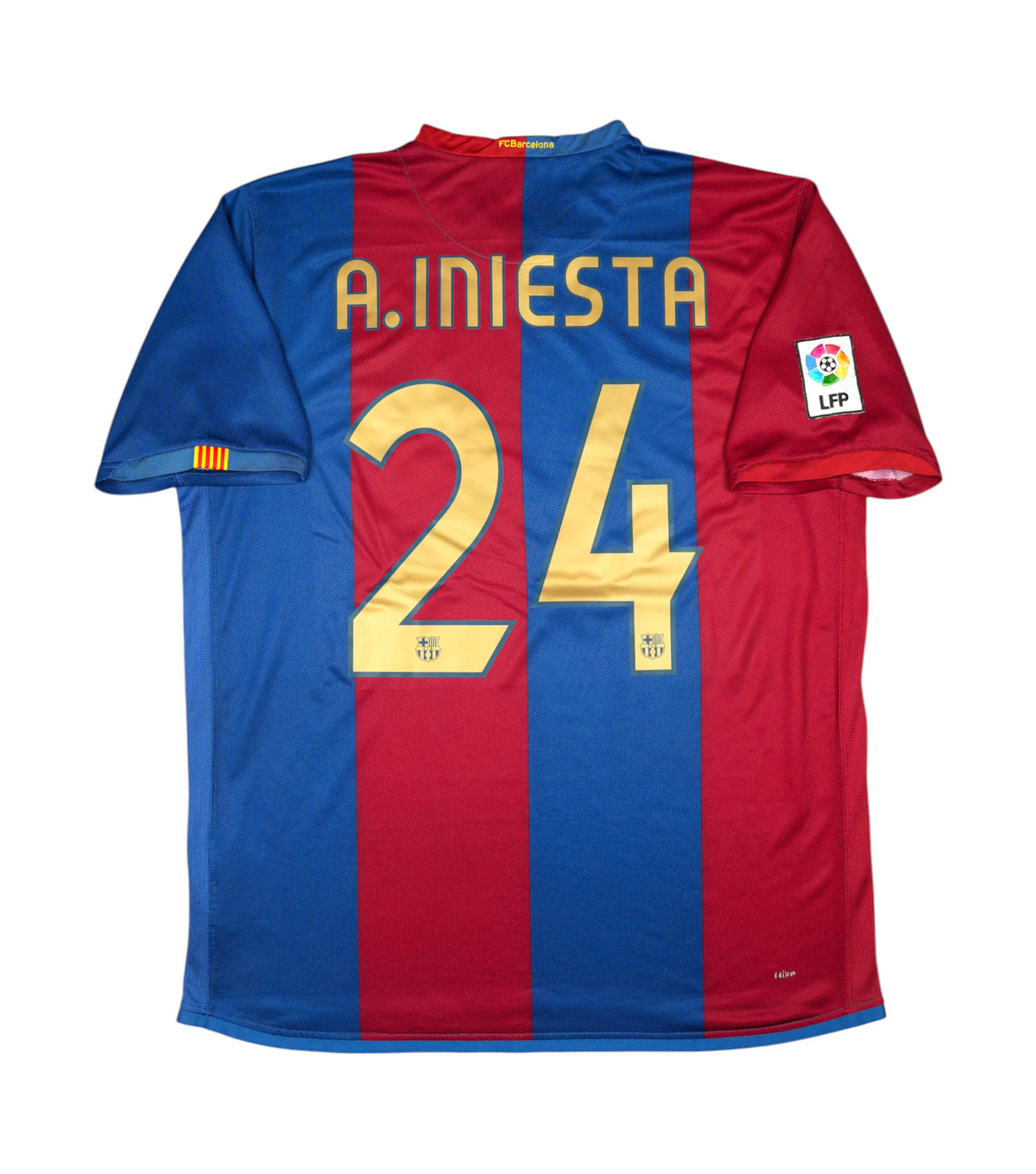 Barcelona 2006-07 "A. Iniesta" Heim Trikot (XL) nike