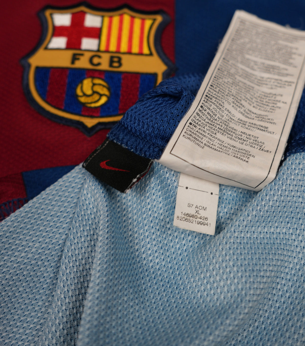 Barcelona 2006-07 "A. Iniesta" Heim Trikot (XL) nike