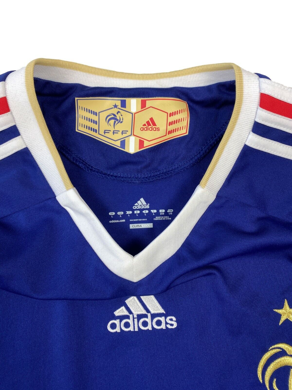 Frankreich 2010 Heim Trikot L adidas
