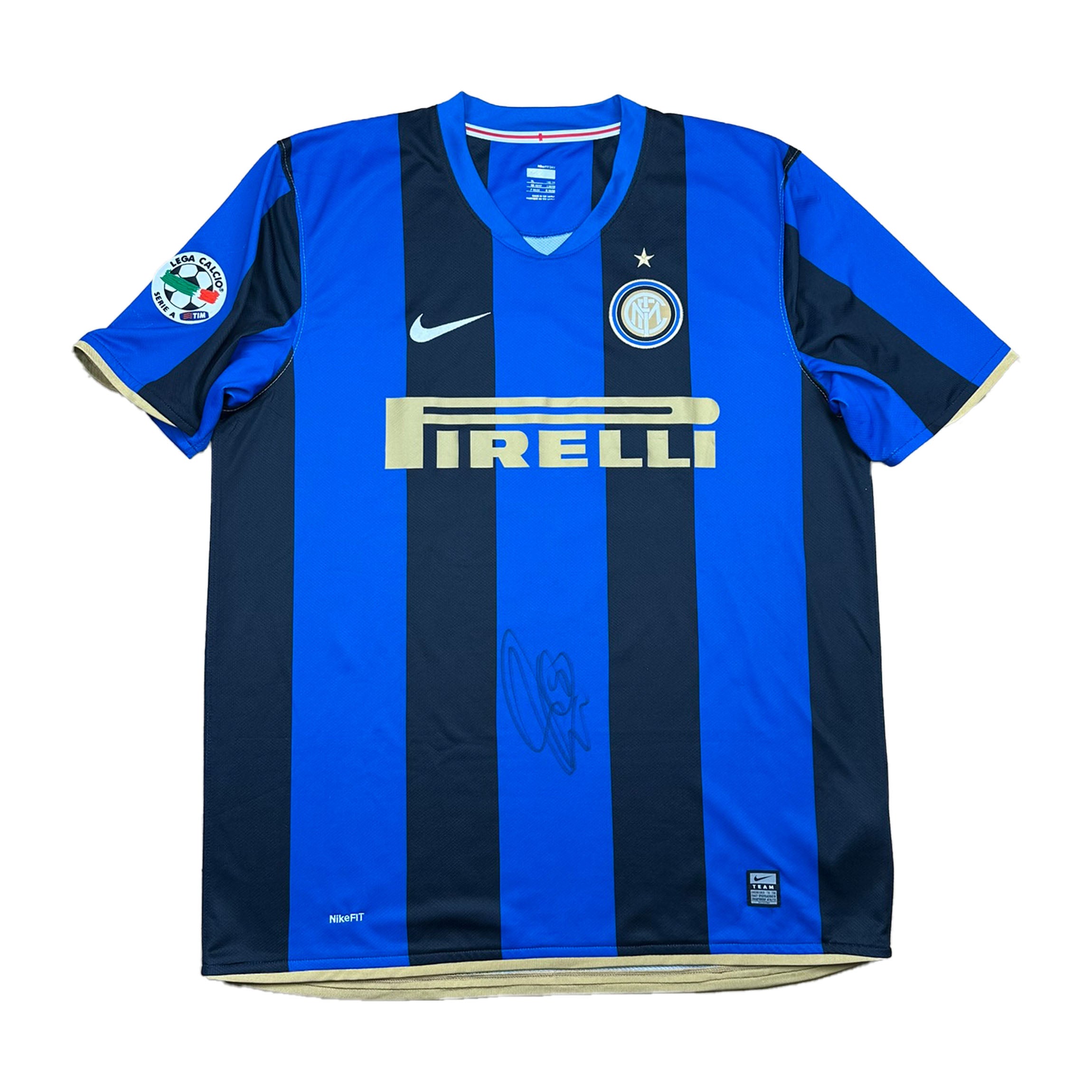 Inter 2008-09 "Ibrahimovic" Heim Trikot XL nike *signiert*