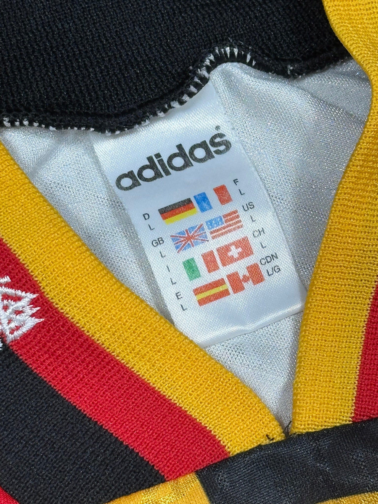 Deutschland 1994-96 "Nr.11" Heim Trikot L adidas *Spielertrikot*