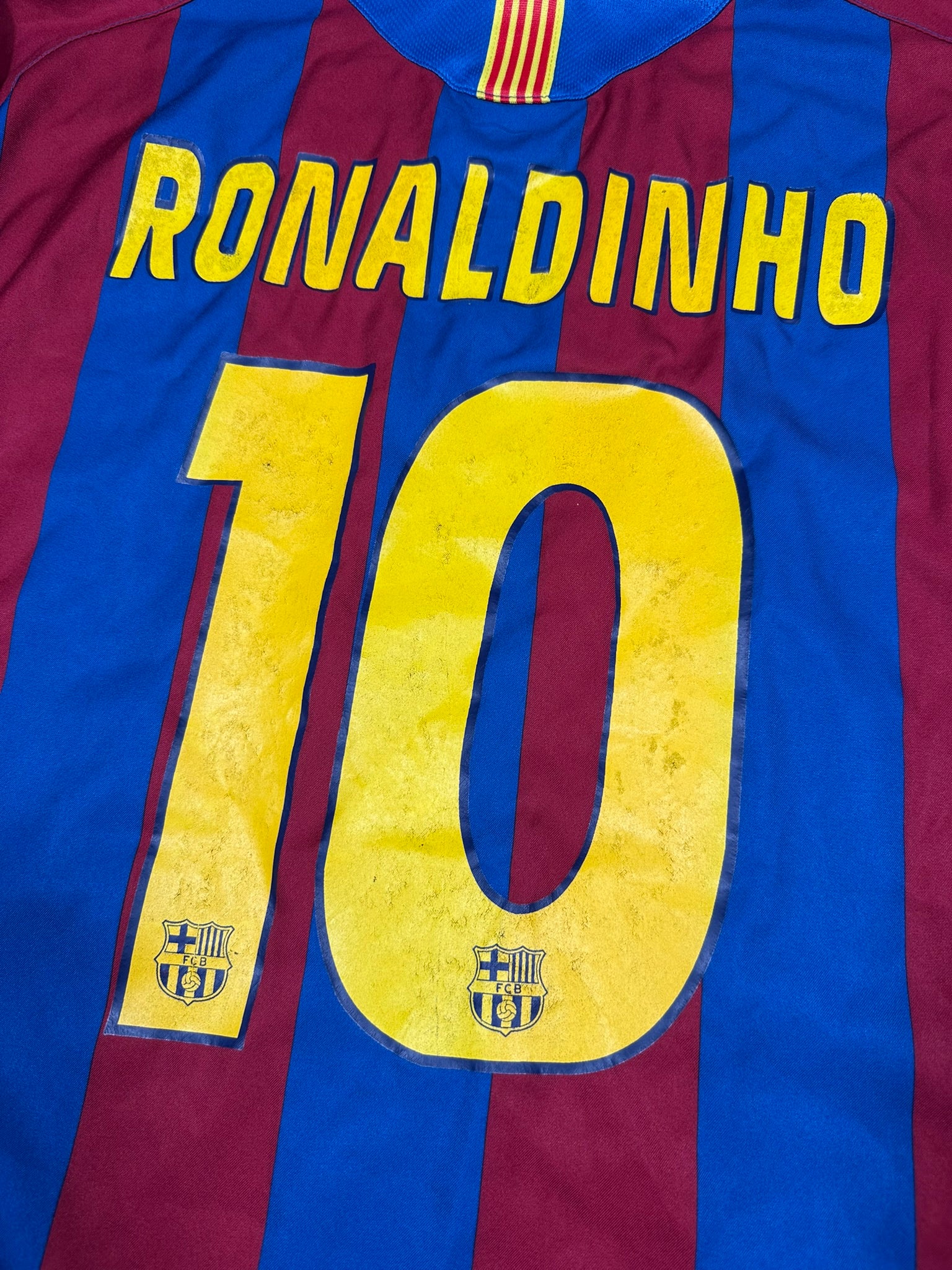 Barcelona 2005-06 "Ronaldinho" Heim Trikot L nike