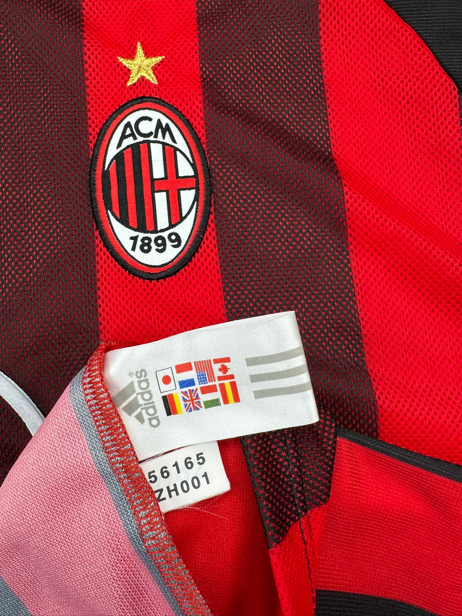 AC Mailand 2002-03 "Shevchenko" Heim Trikot XXL adidas