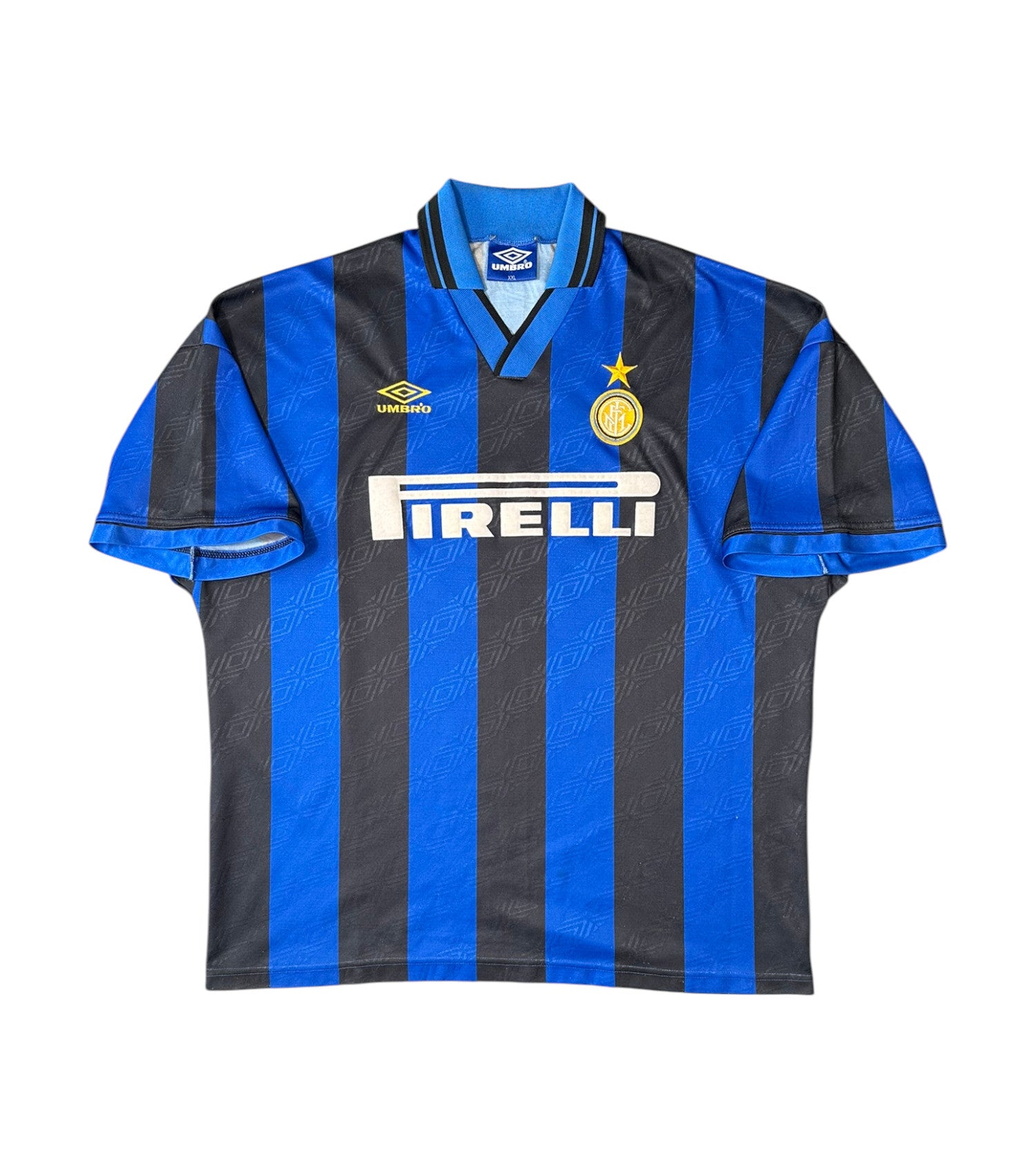 Inter 1995-96 "Roberto Carlos" Heim Trikot XXL umbro