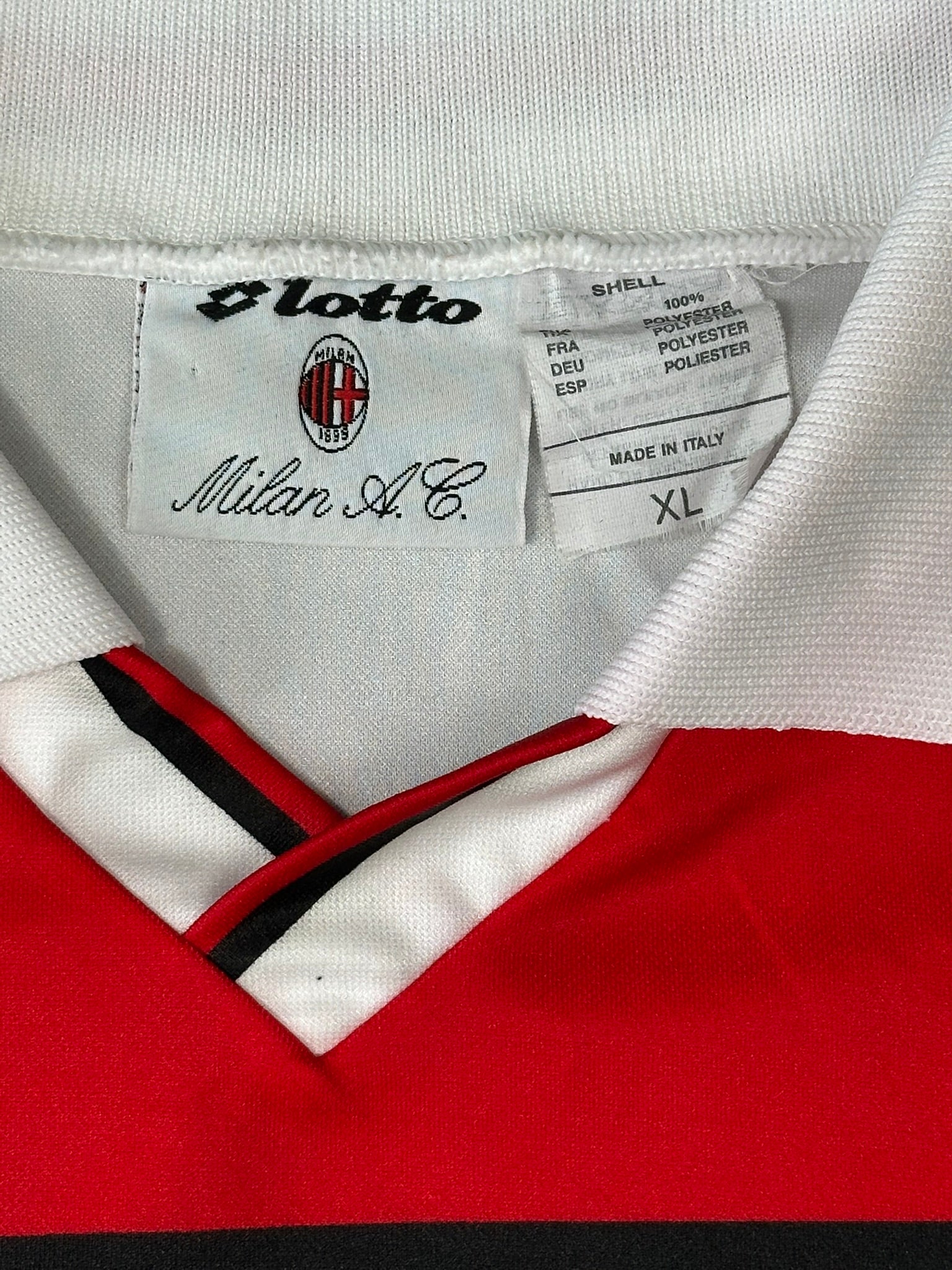 AC Mailand 1994-95 Auswärts Trikot XL lotto