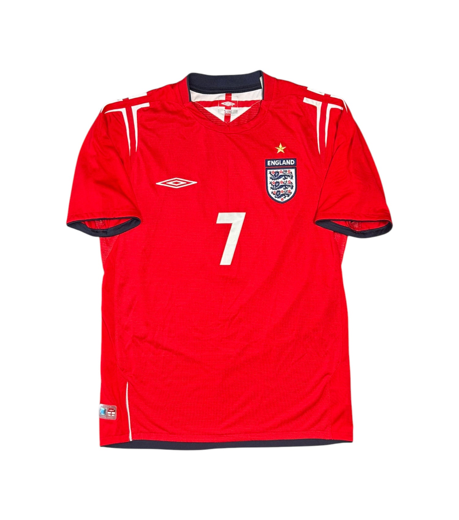 England 2004-06 "Beckham" Auswärts Trikot S umbro