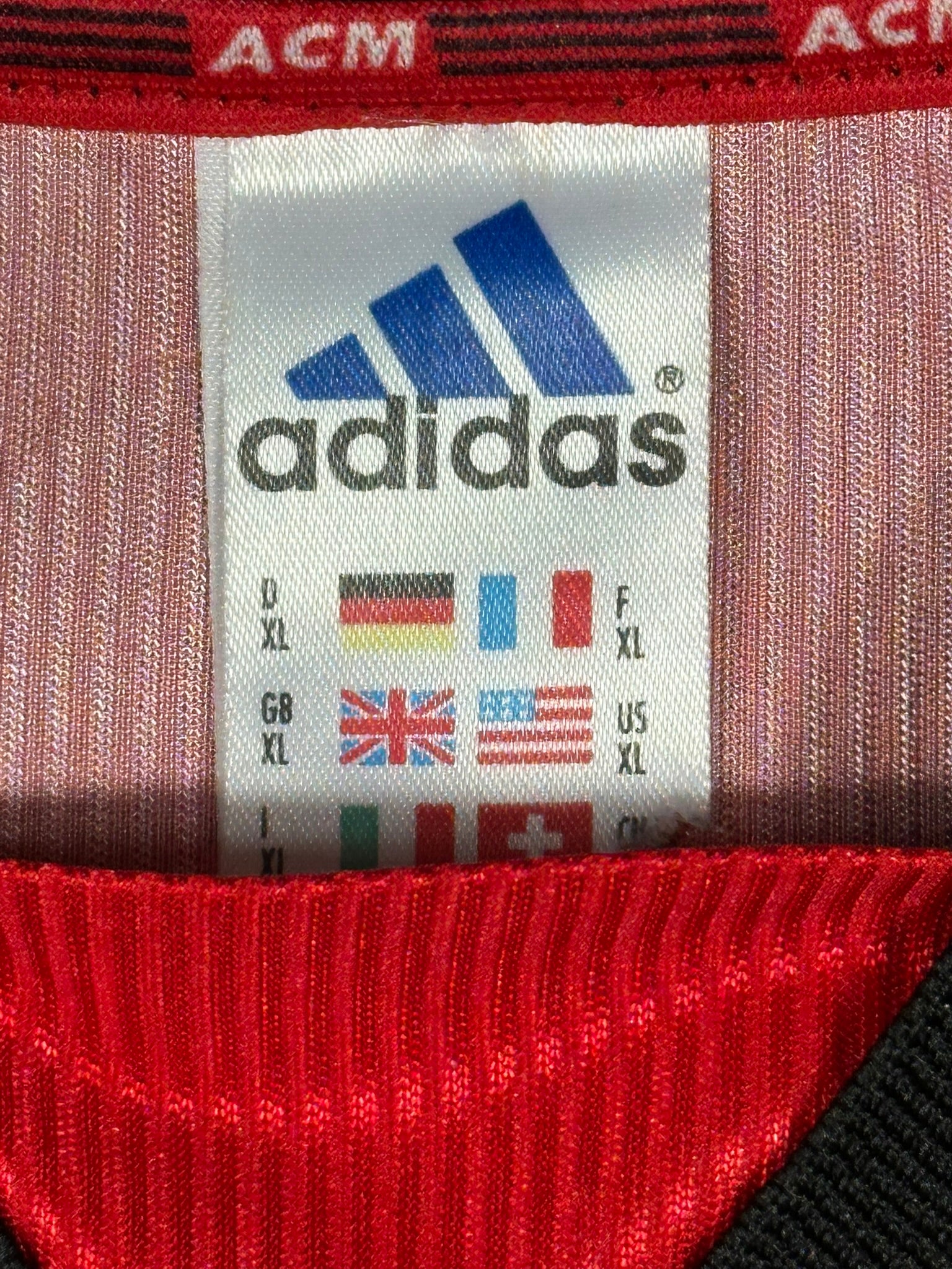 AC Mailand 1998-99 "Maldini" Heim Trikot XL adidas