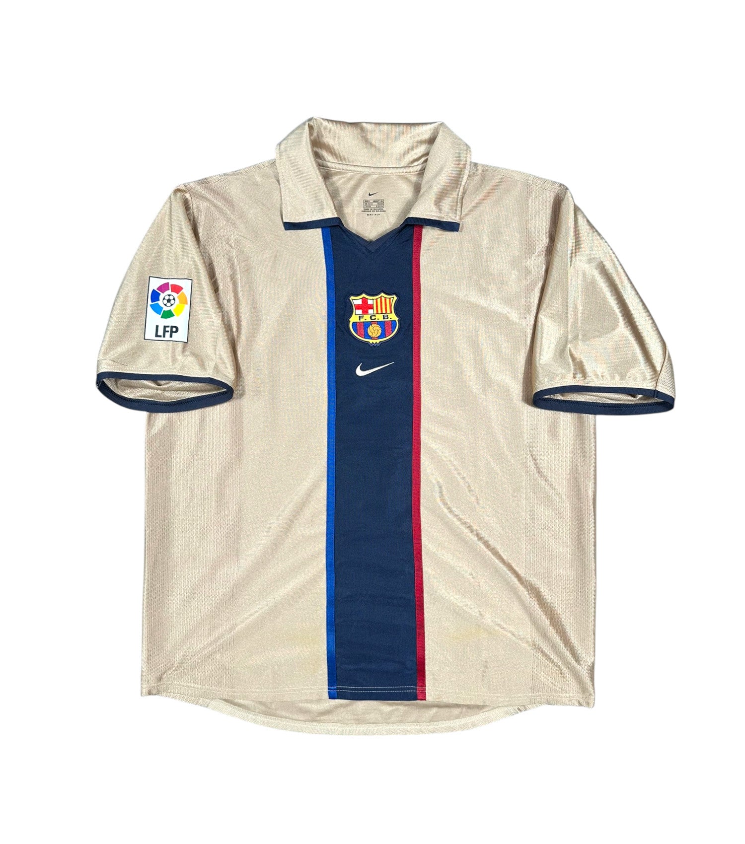 [SPIELVORBEREITET/GETRAGEN] FC Barcelona 2001-03 "Luis Enrique" Auswärts Trikot L nike