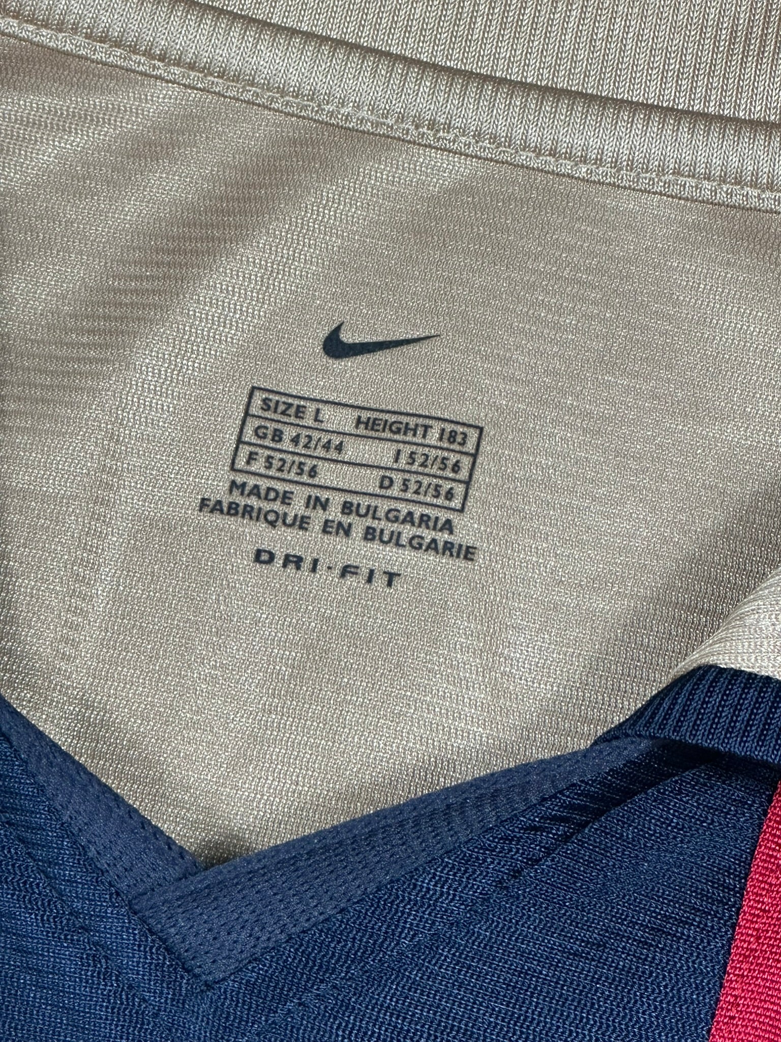 [SPIELVORBEREITET/GETRAGEN] FC Barcelona 2001-03 "Luis Enrique" Auswärts Trikot L nike