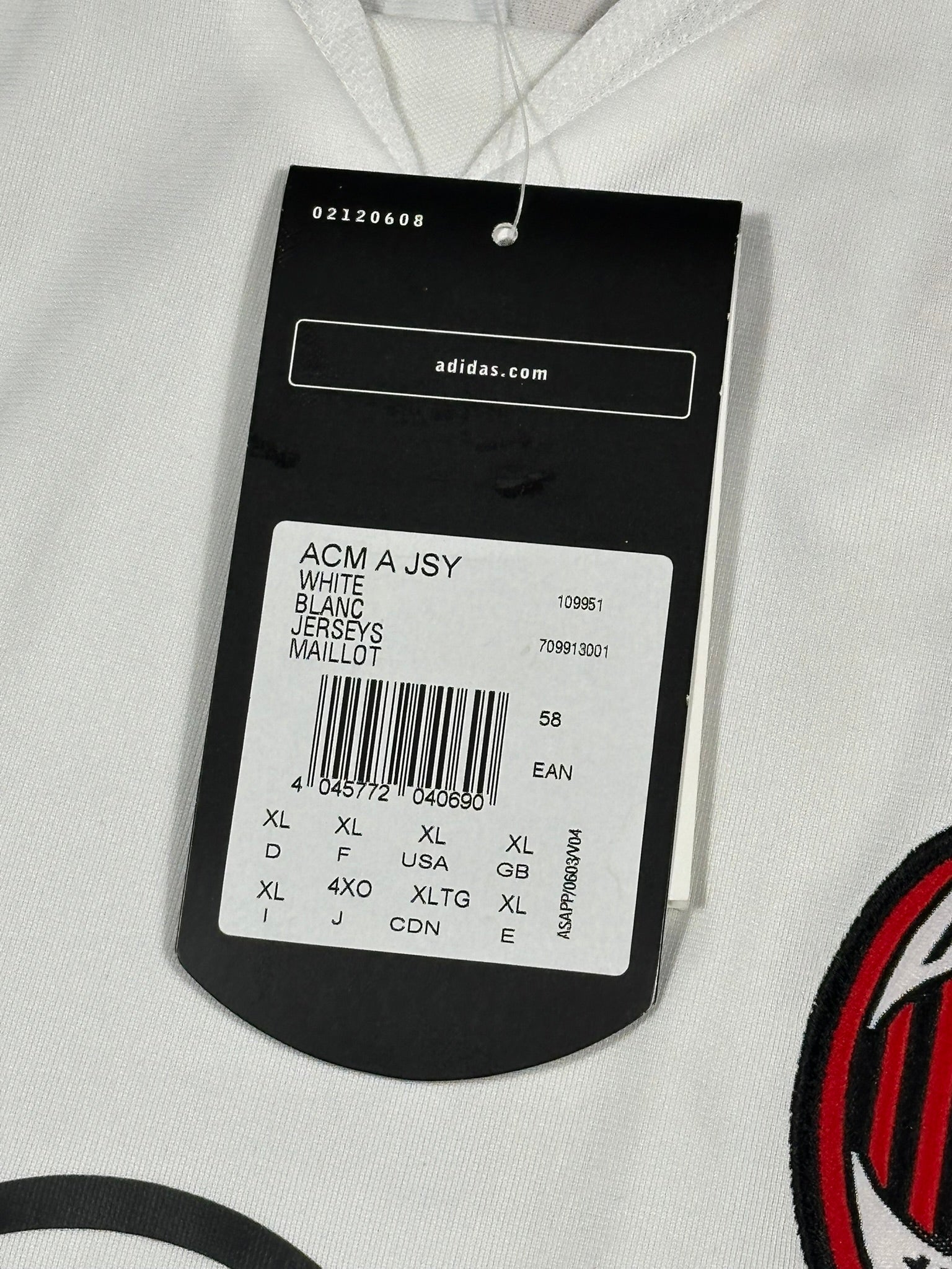 AC Mailand 2005-06 "Maldini" Auswärts Trikot XL adidas