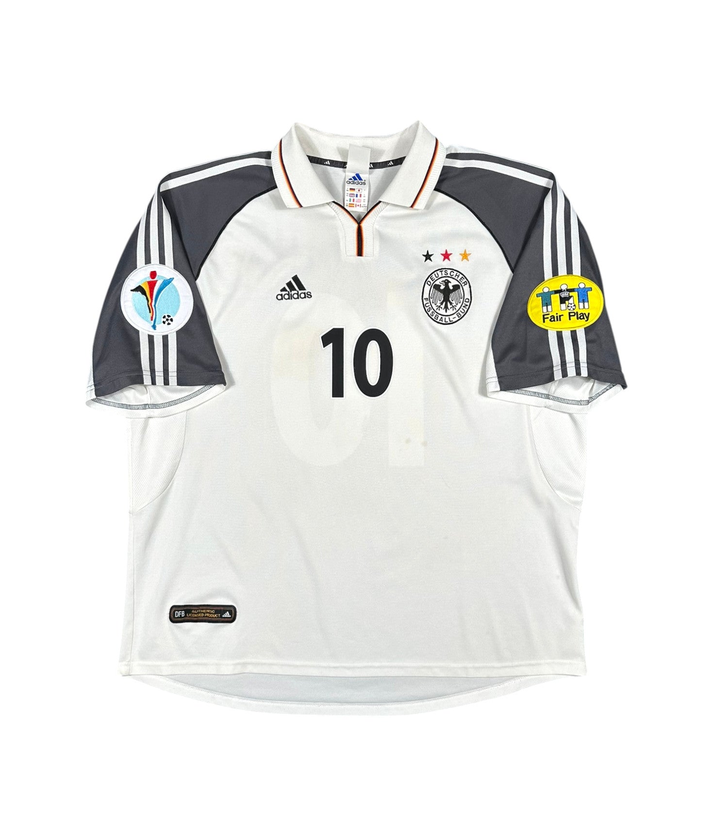 Deutschland 2000-02 "Matthäus" Heim Trikot XXL adidas