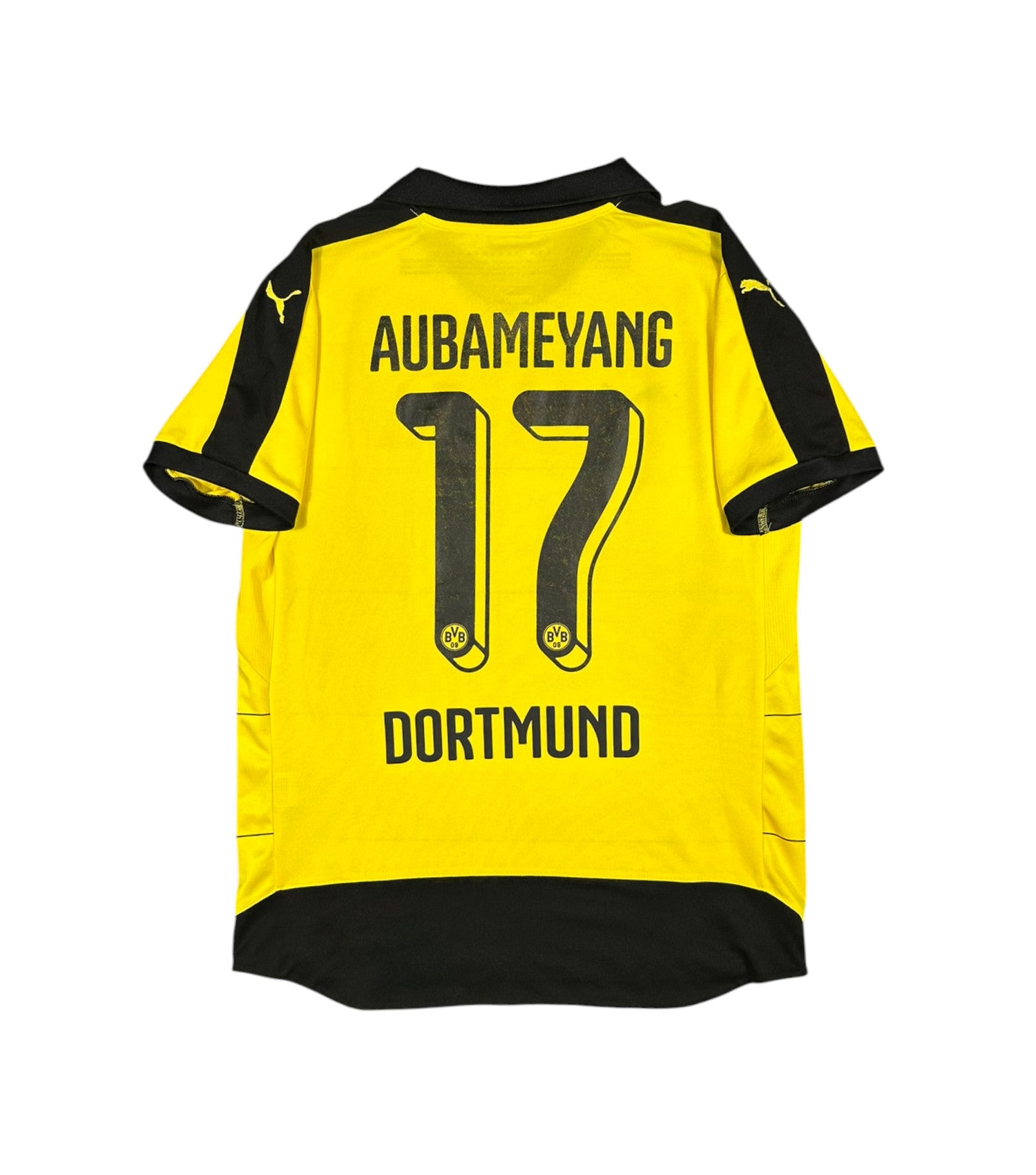 Borussia Dortmund 2015-16 "Aubameyang" Heim Trikot S Puma