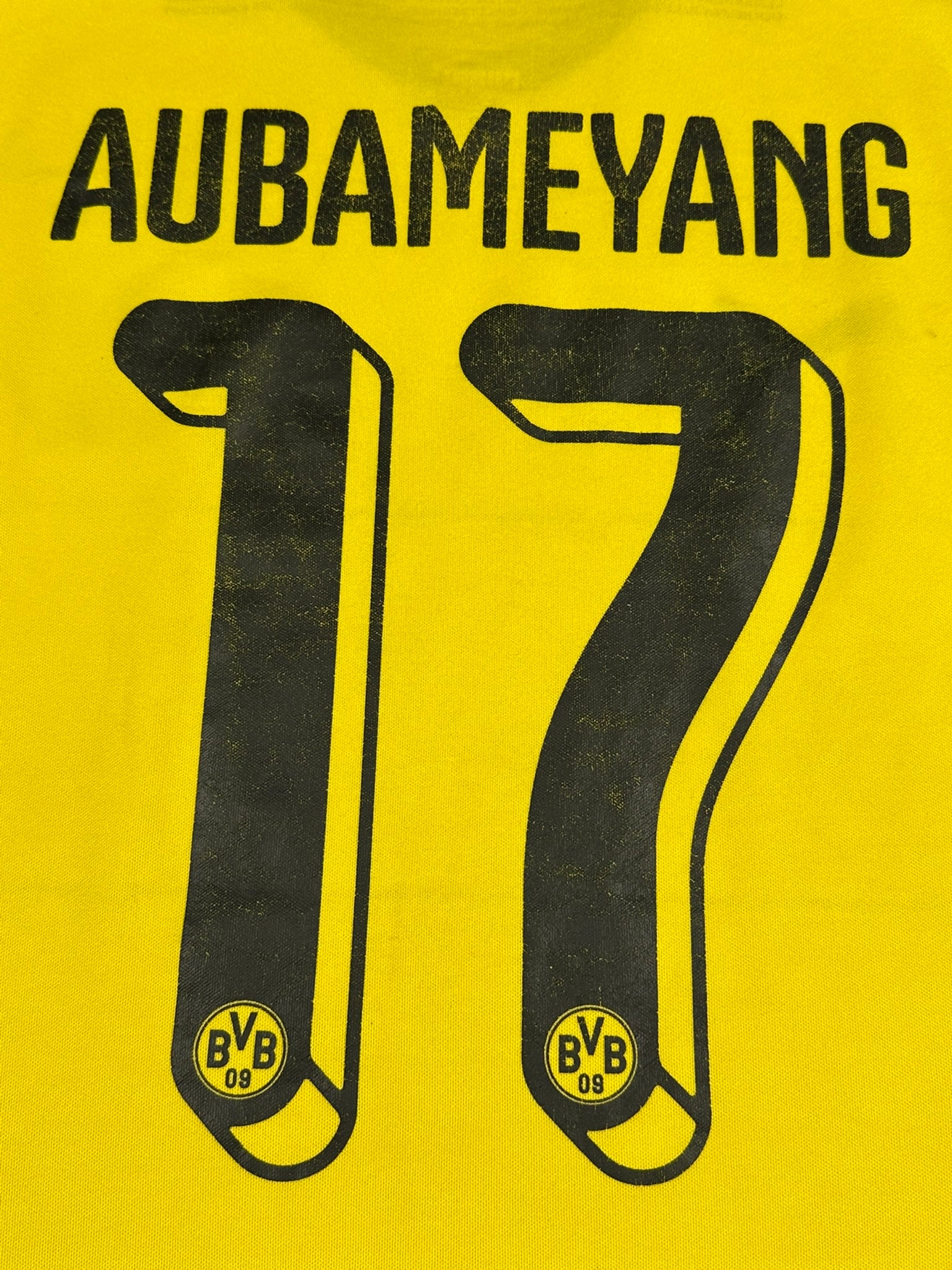 Borussia Dortmund 2015-16 "Aubameyang" Heim Trikot S Puma