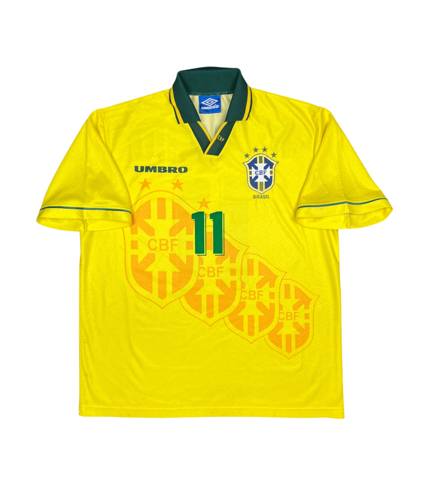 Brasilien 1994-96 "Romário" Heim Trikot (L) umbro