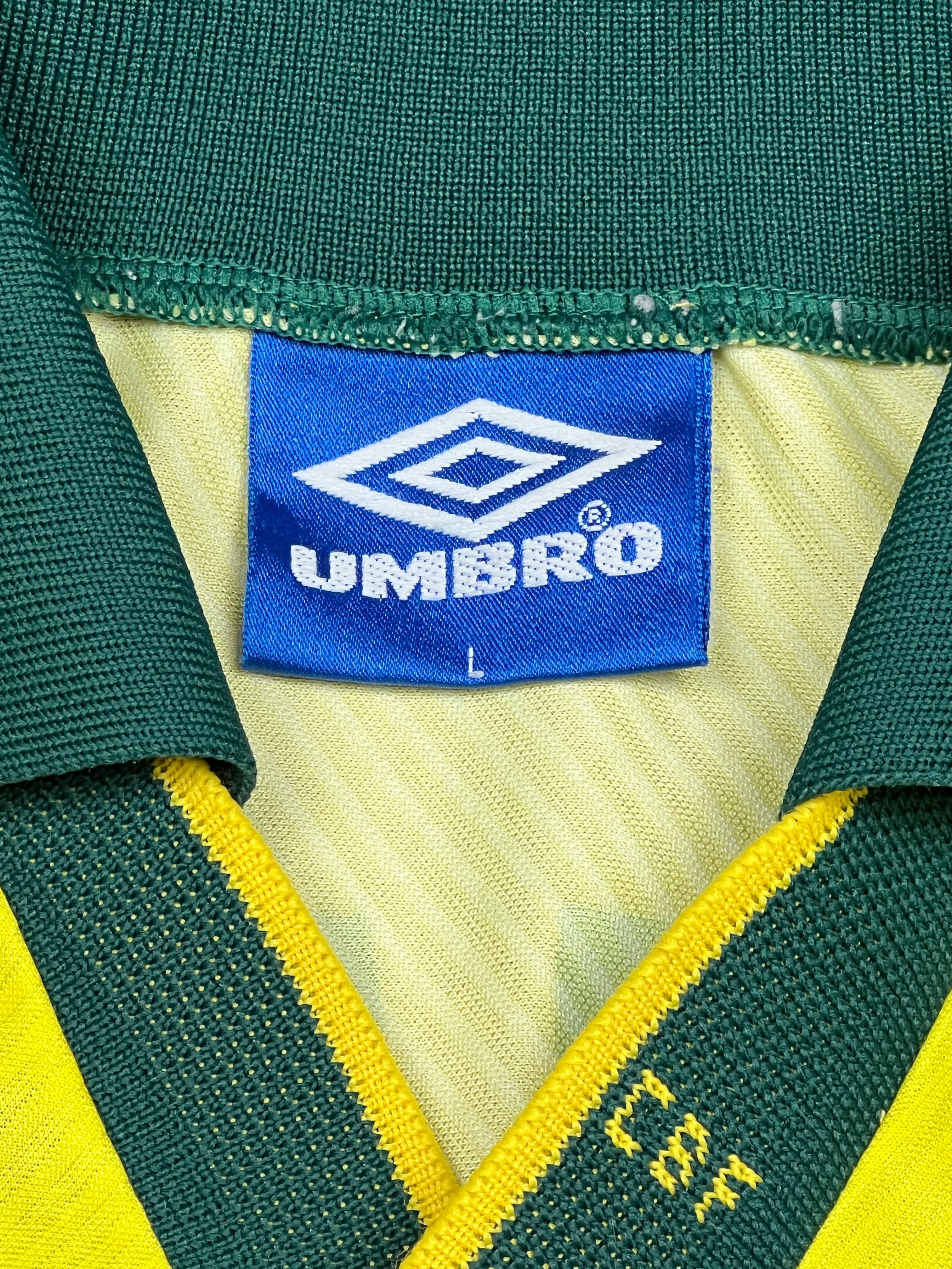 Brasilien 1994-96 "Romário" Heim Trikot (L) umbro