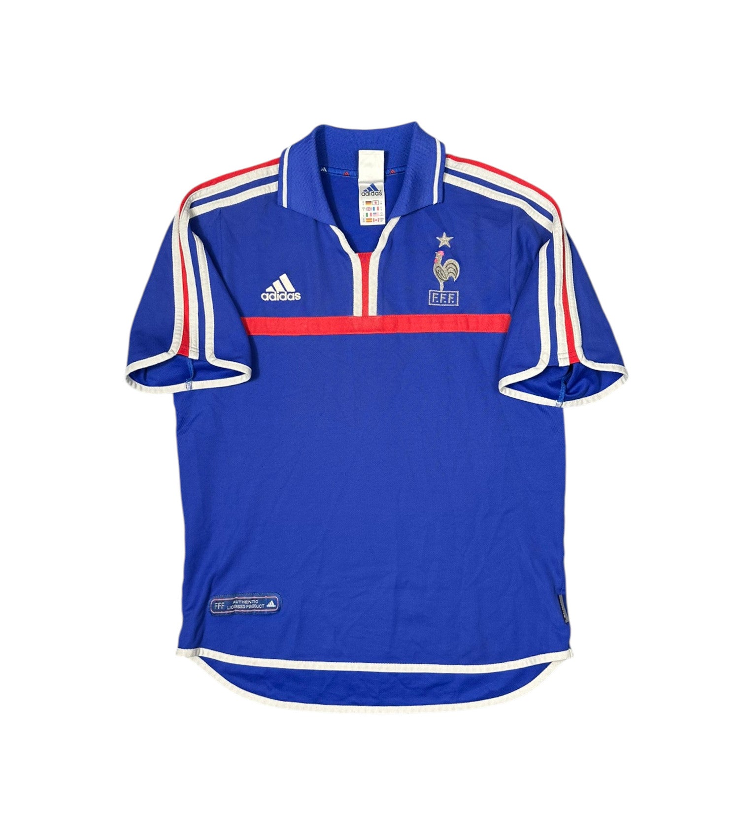 Frankreich 2000-02 Heim Trikot S adidas