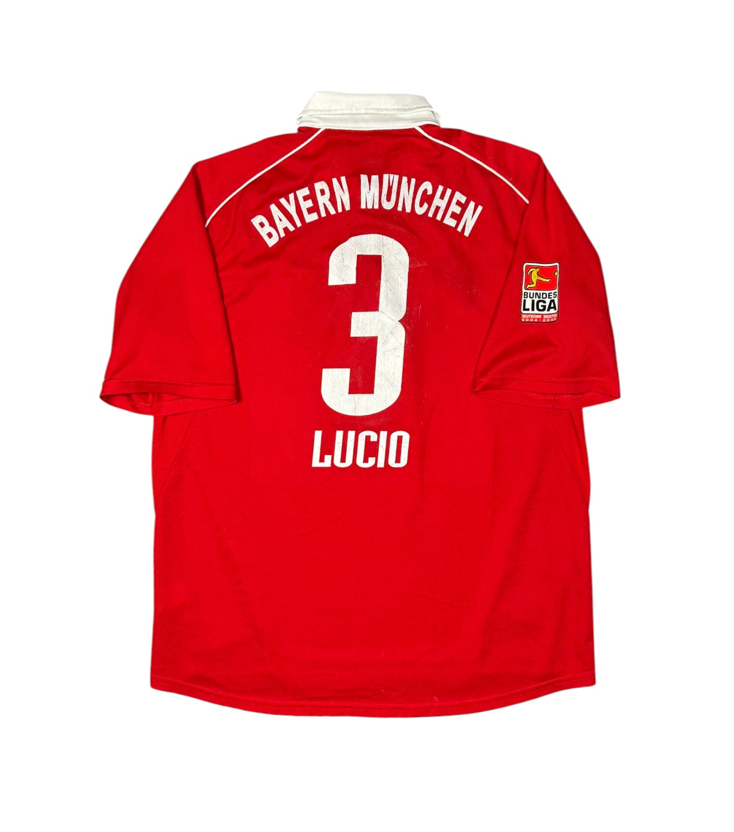 [SPIELVORBEREITET/GETRAGEN] Bayern München 2005-06 "Lúcio" Heim Trikot XL adidas