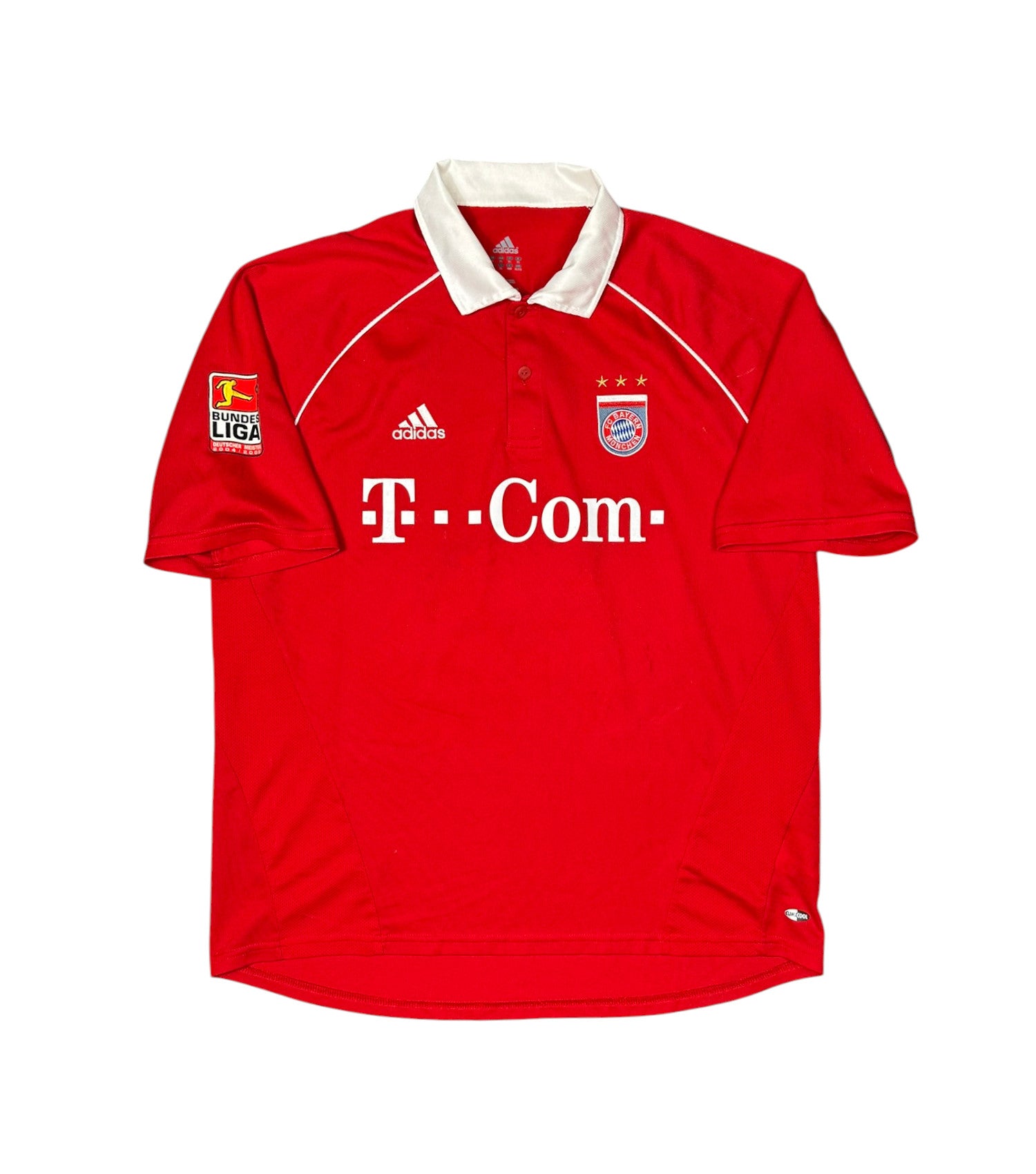 [SPIELVORBEREITET/GETRAGEN] Bayern München 2005-06 "Lúcio" Heim Trikot XL adidas