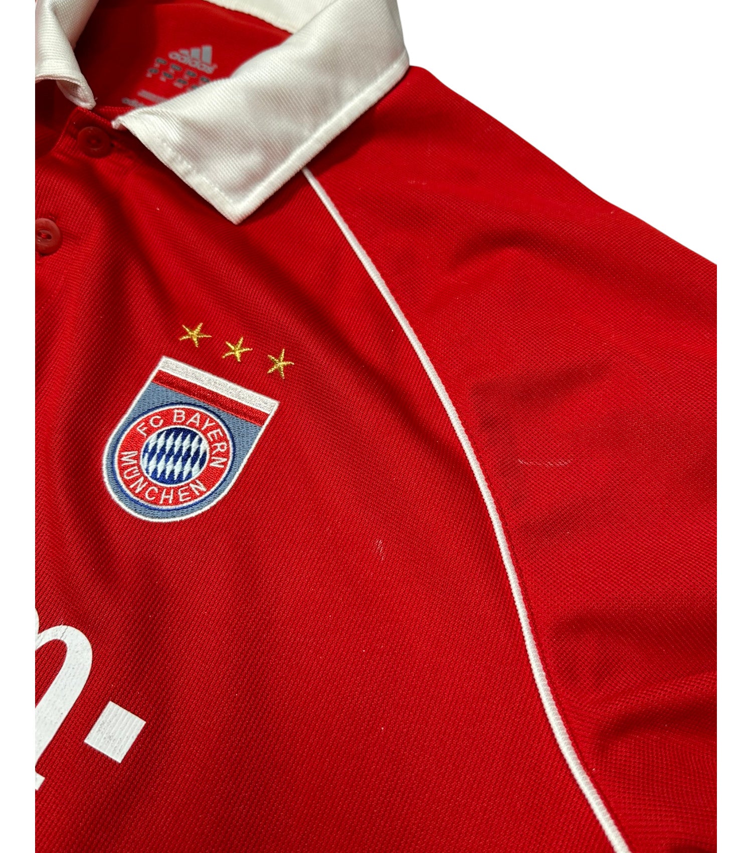 [SPIELVORBEREITET/GETRAGEN] Bayern München 2005-06 "Lúcio" Heim Trikot XL adidas