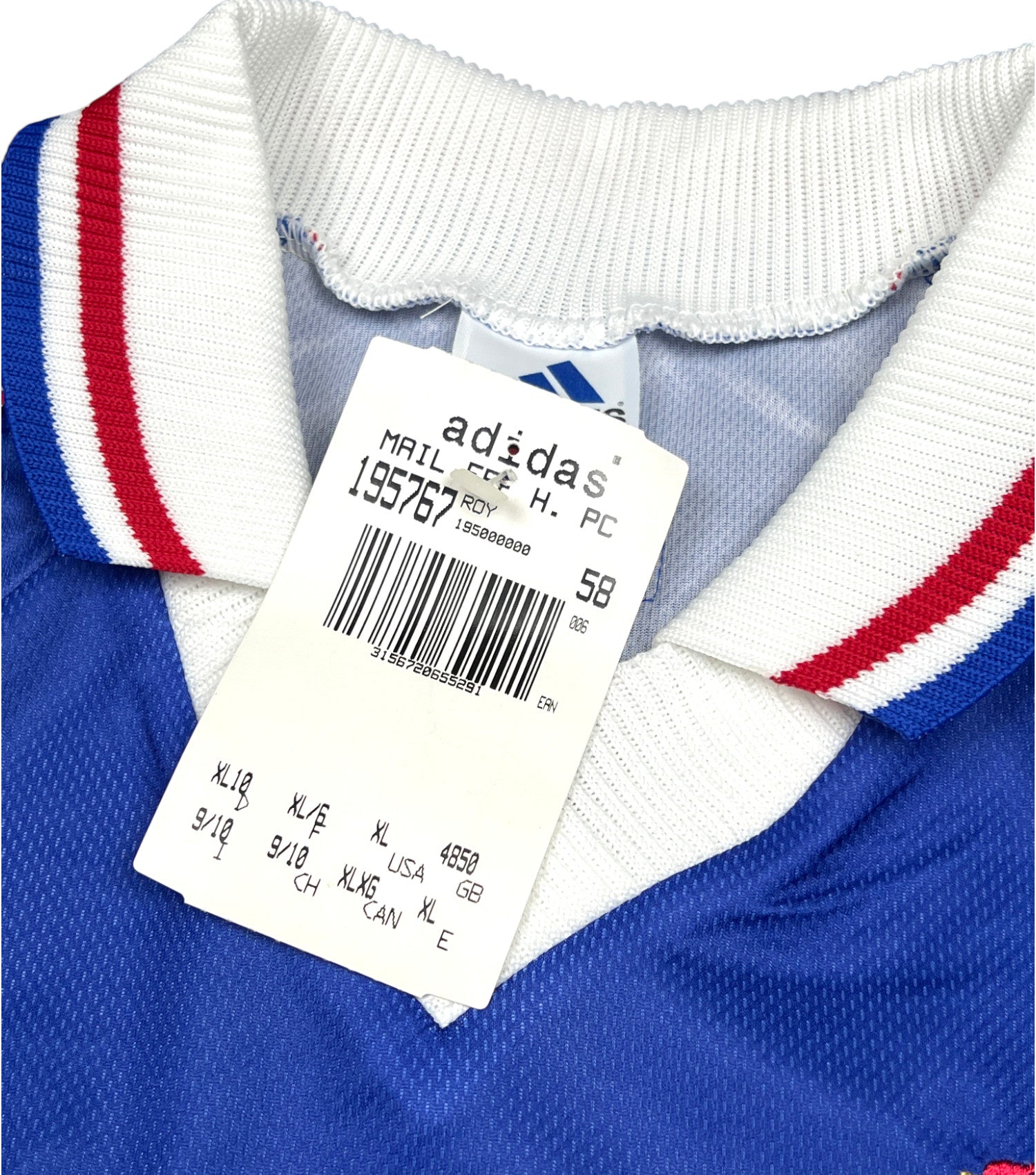 Frankreich 1998-00 "Zidane" Heim Trikot (XL) adidas