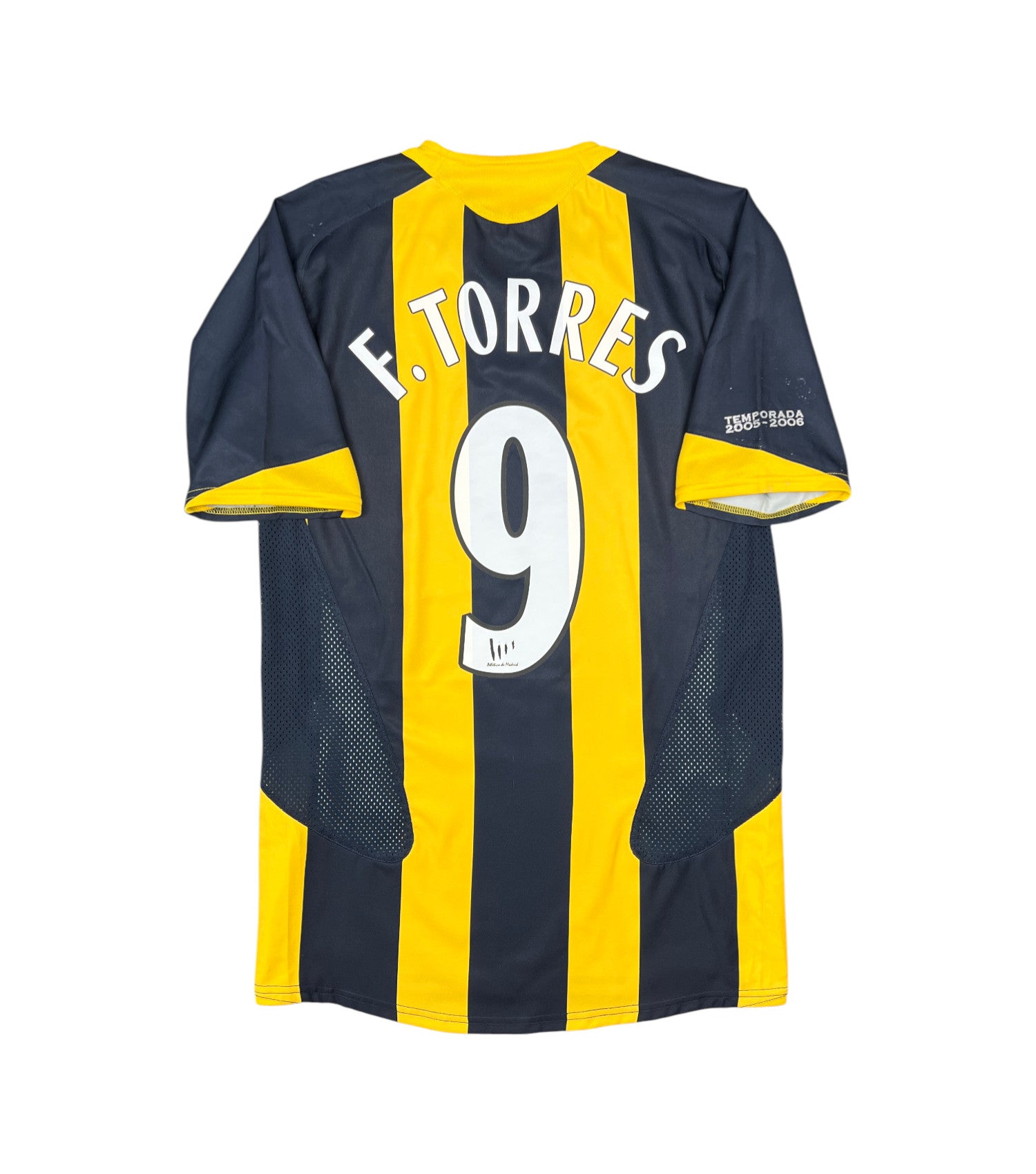 Atletico Madrid 2005-06 "Fernando Torres" Auswärts Trikot (S) nike *Player Spec*