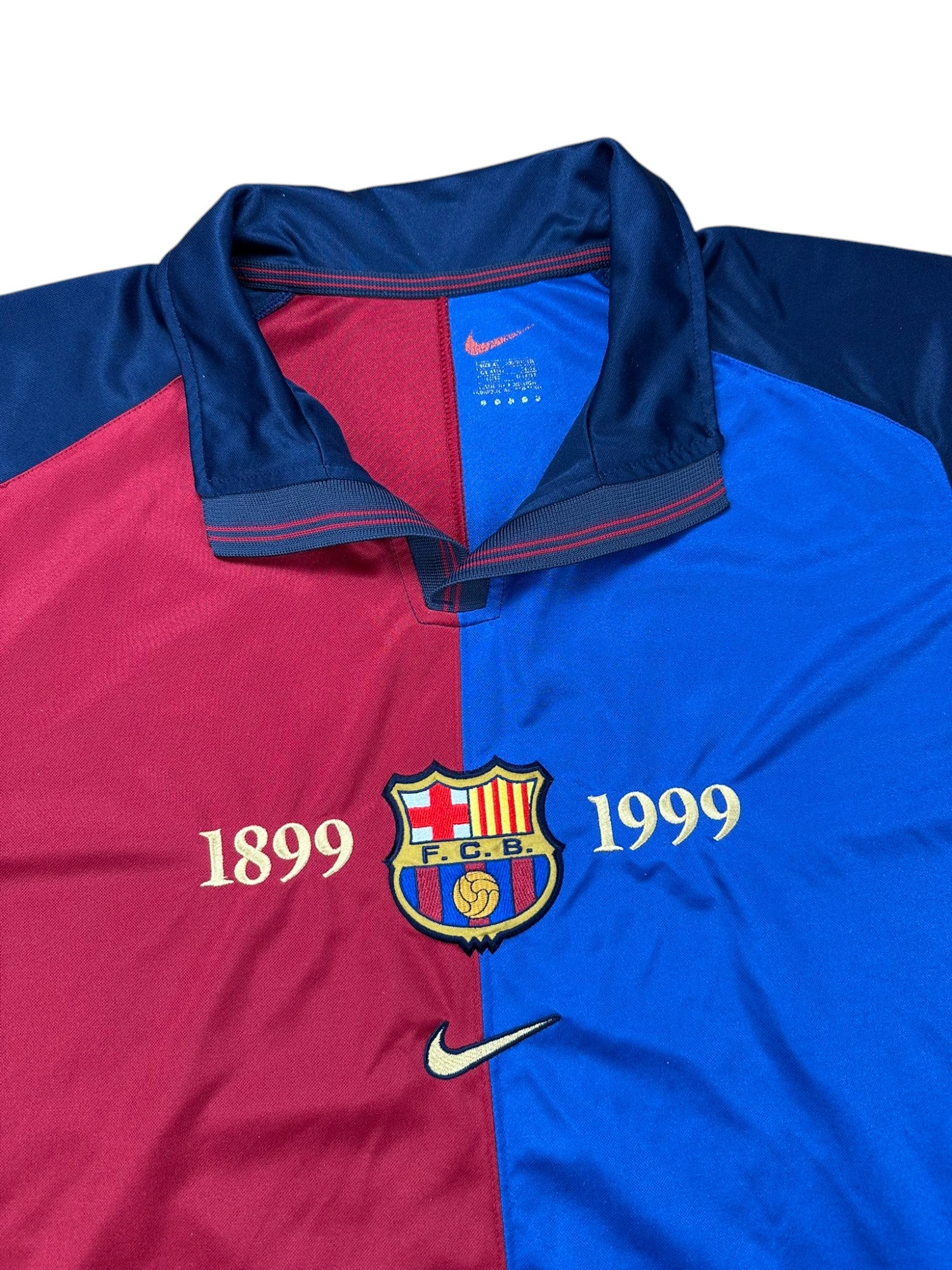 Barcelona 1999-00 "Rivaldo" Heim Trikot XL nike *100 Jahre*