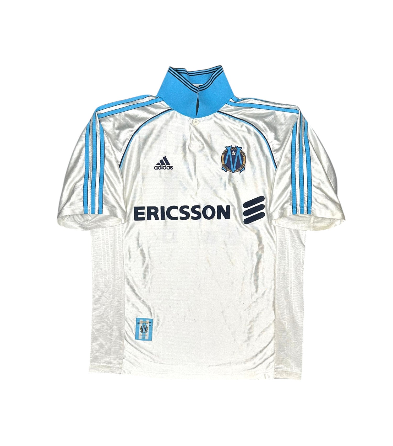 Olympique Marseille 1998-99 "Dugarry" Heim Trikot (L) adidas