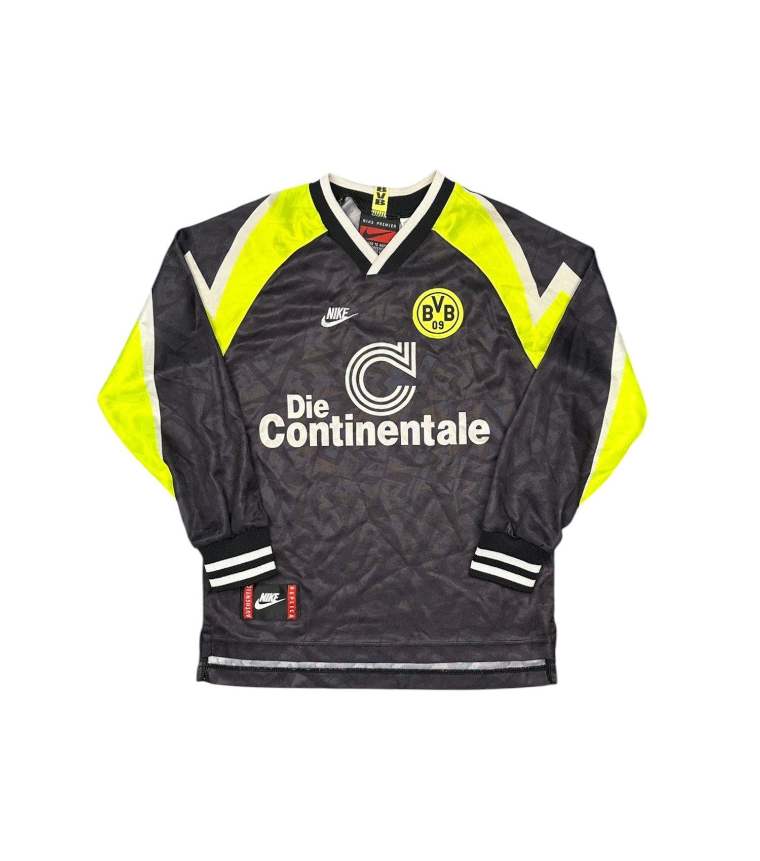 Borussia Dortmund 1995-96 Auswärts Trikot (Kinder M) nike