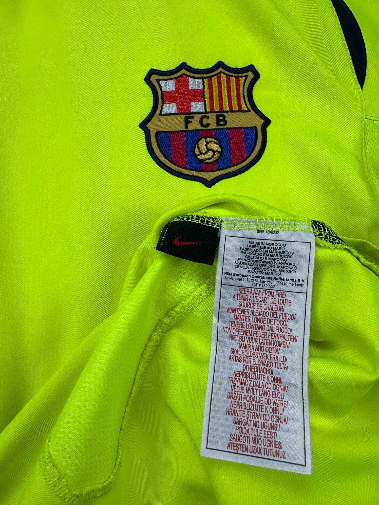 FC Barcelona 2005-06 "Van Bronckhorst" Auswärts Trikot M nike total 90