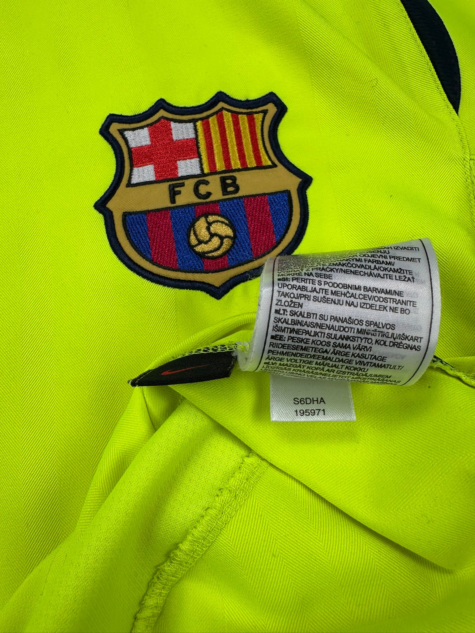 FC Barcelona 2005-06 "Van Bronckhorst" Auswärts Trikot M nike total 90