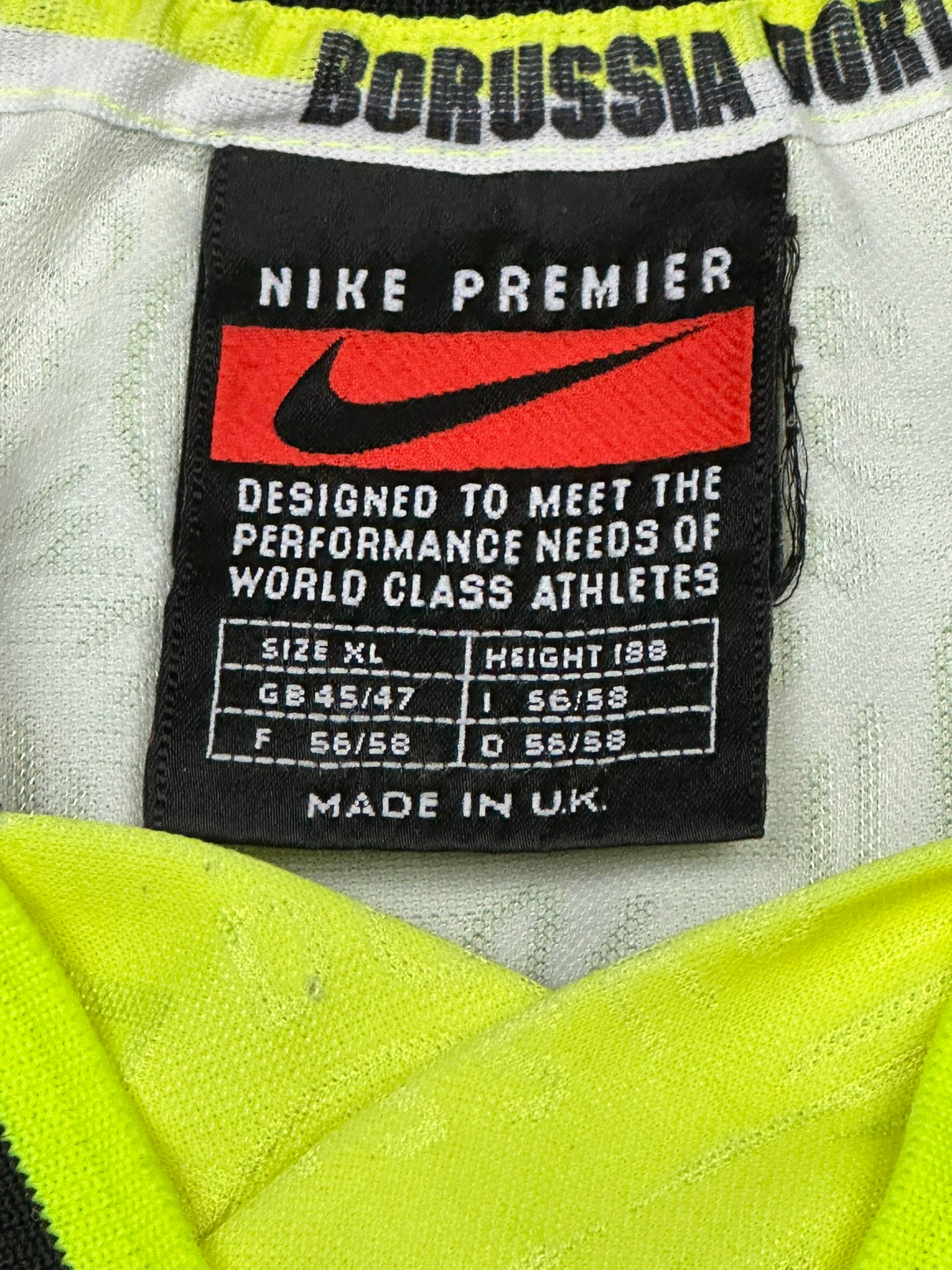 Borussia Dortmund 1996-97 Heim Trikot (XL) nike