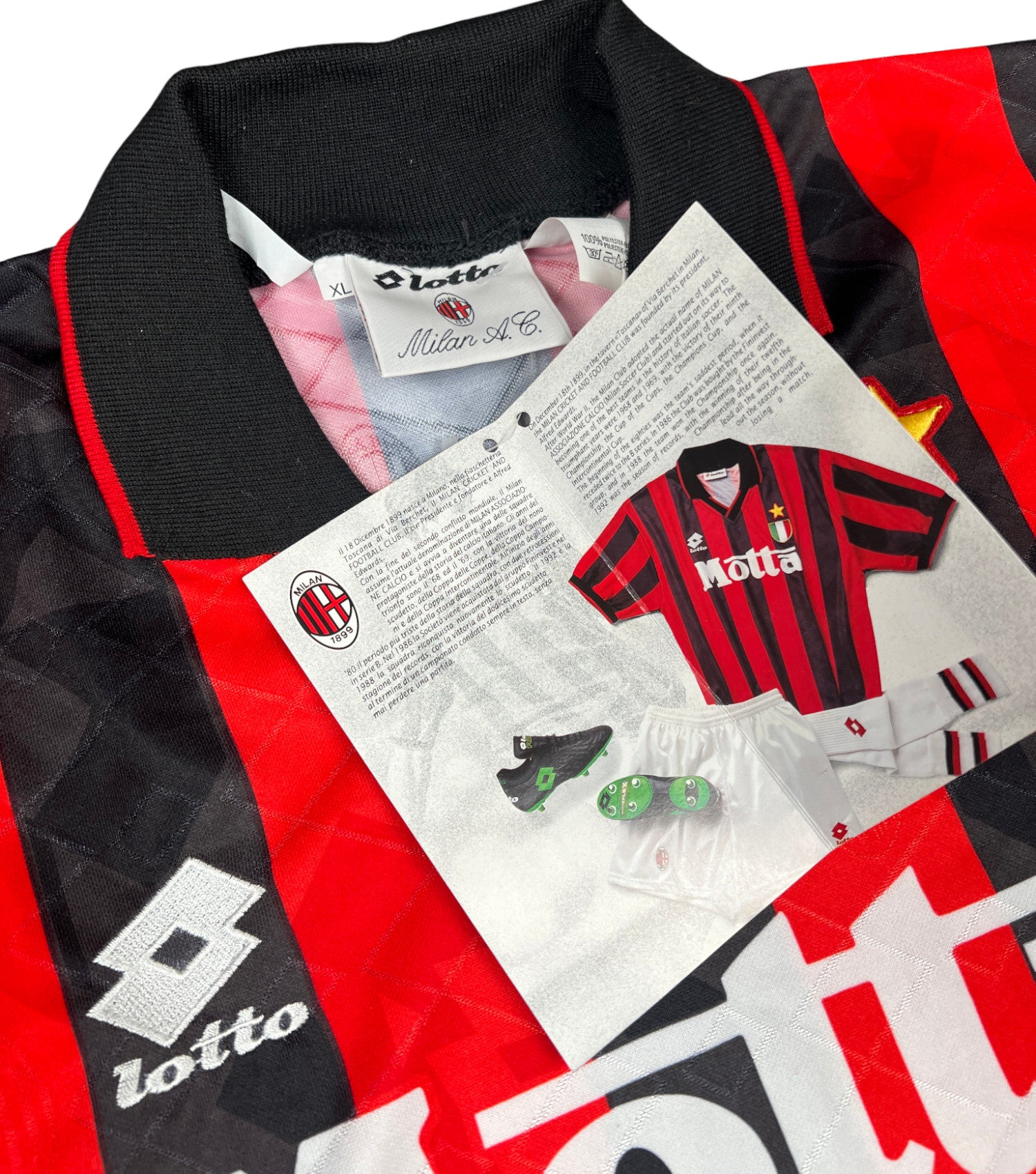 AC Mailand 1993-94 Heim Trikot (XL) lotto