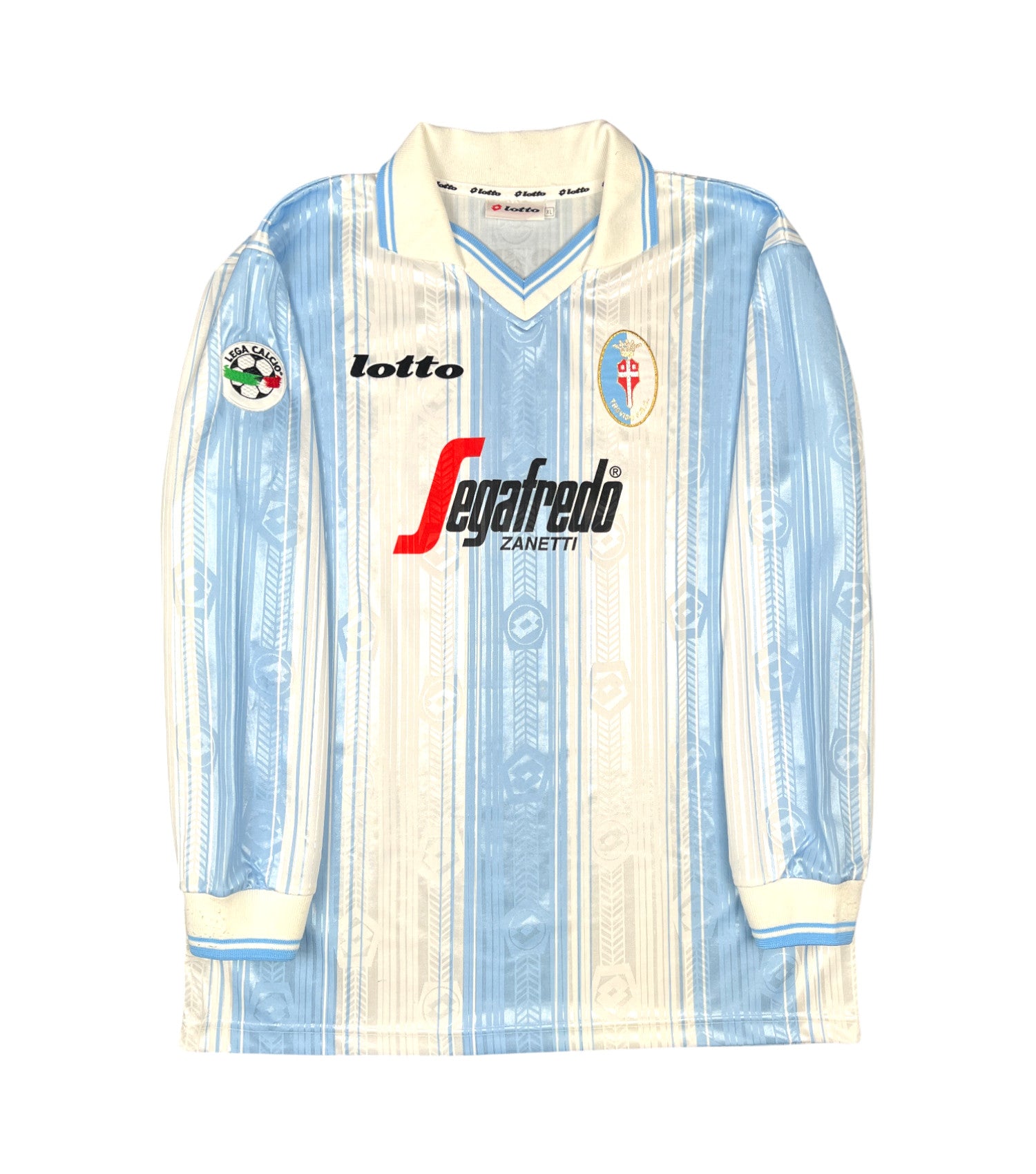 [SPIELVORBEREITET/GETRAGEN] Treviso 1998-99 "Moscelli" Heim Trikot (XL) lotto