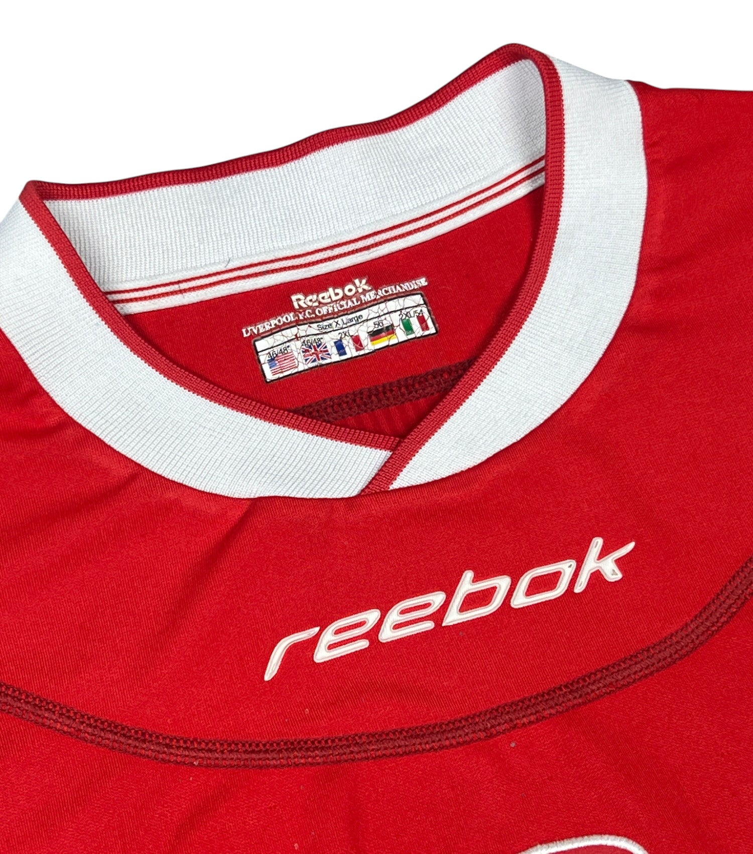 Liverpool 2002-04 "Gerrard" Heim Trikot (XL) reebok