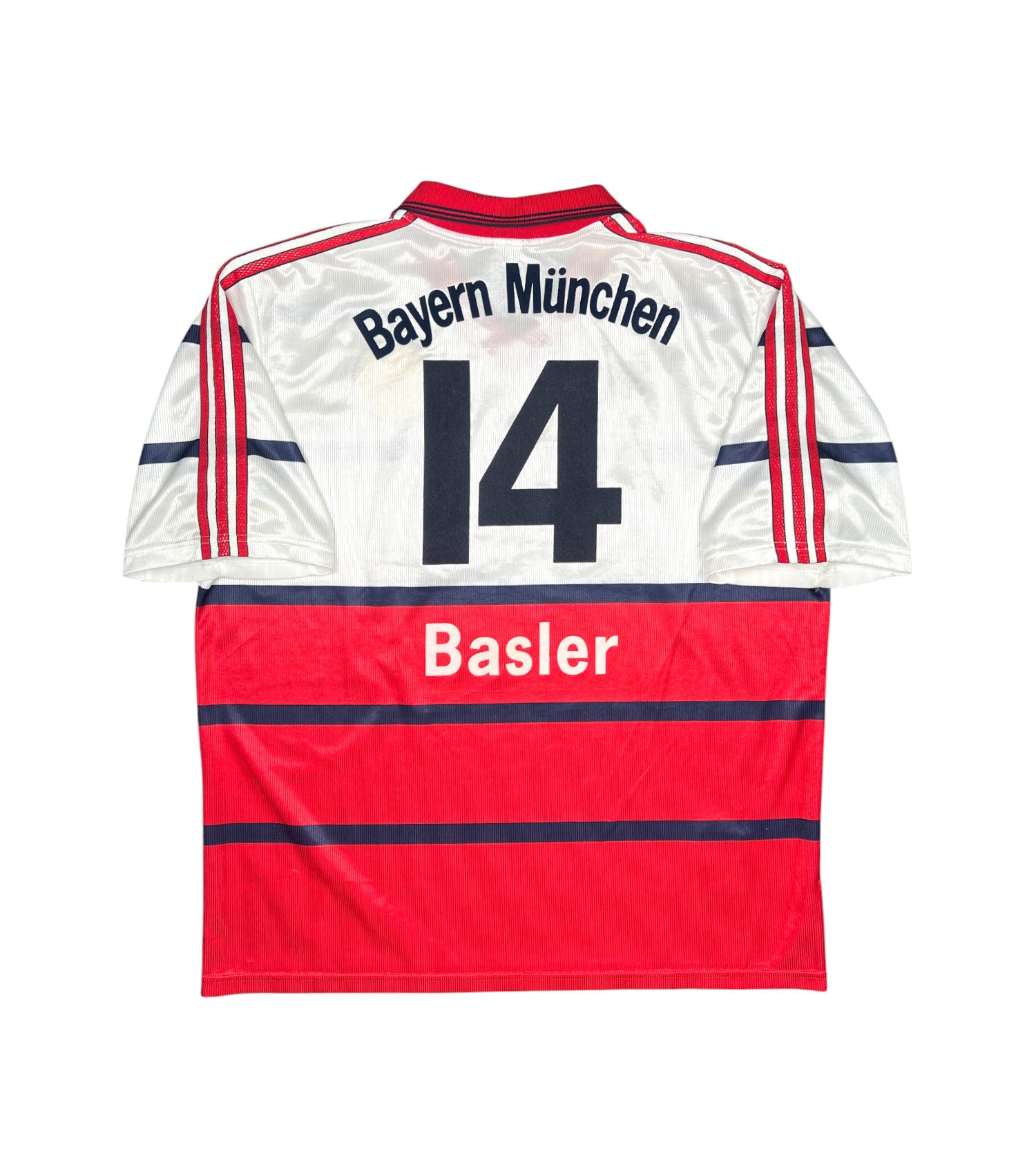 Bayern München 1998-00 "Basler" Auswärts Trikot (XL) adidas