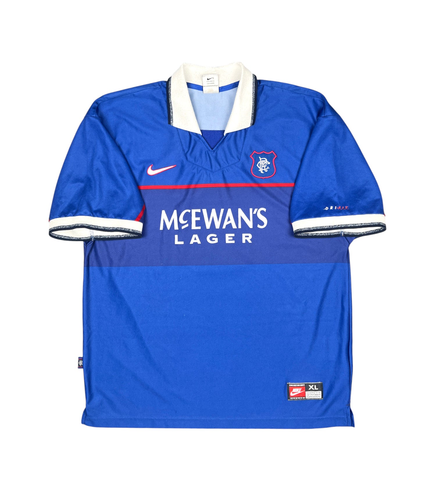 Glasgow Rangers 1997-99 "Gascoigne" Heim Trikot (XL) nike