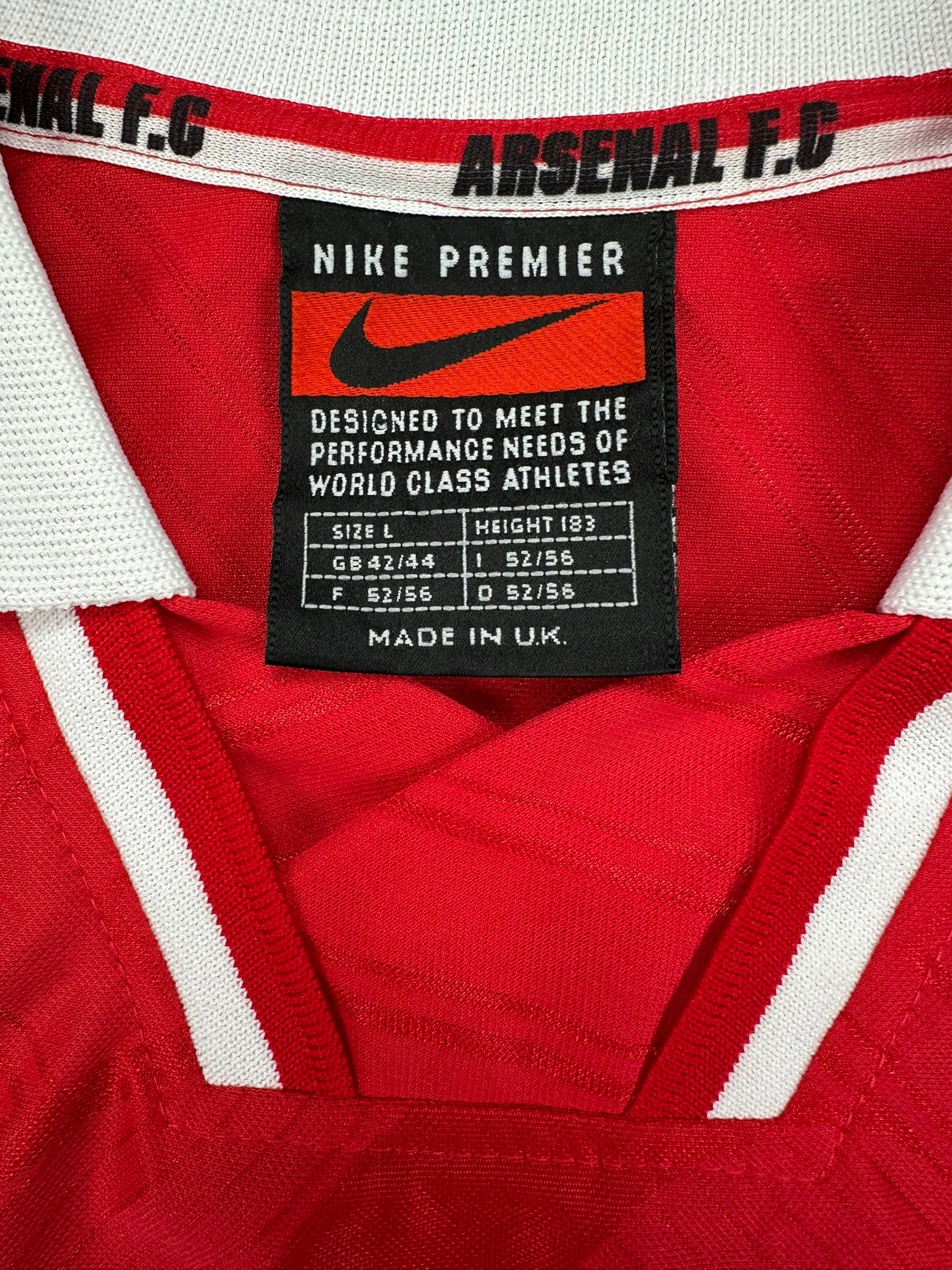 Arsenal 1996-98 Heim Trikot L nike