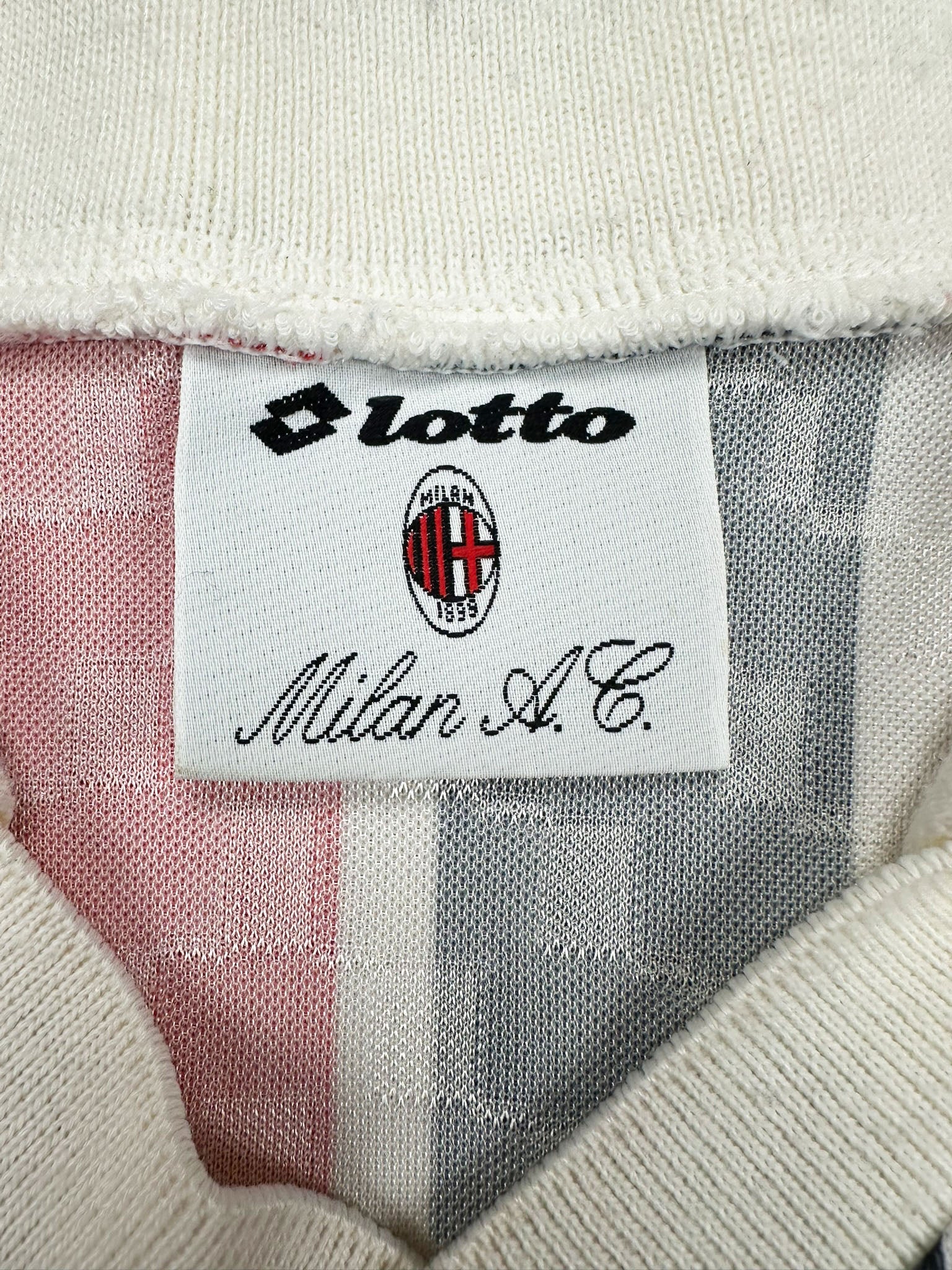 AC Mailand 1995-96 Auswärts Trikot XL lotto