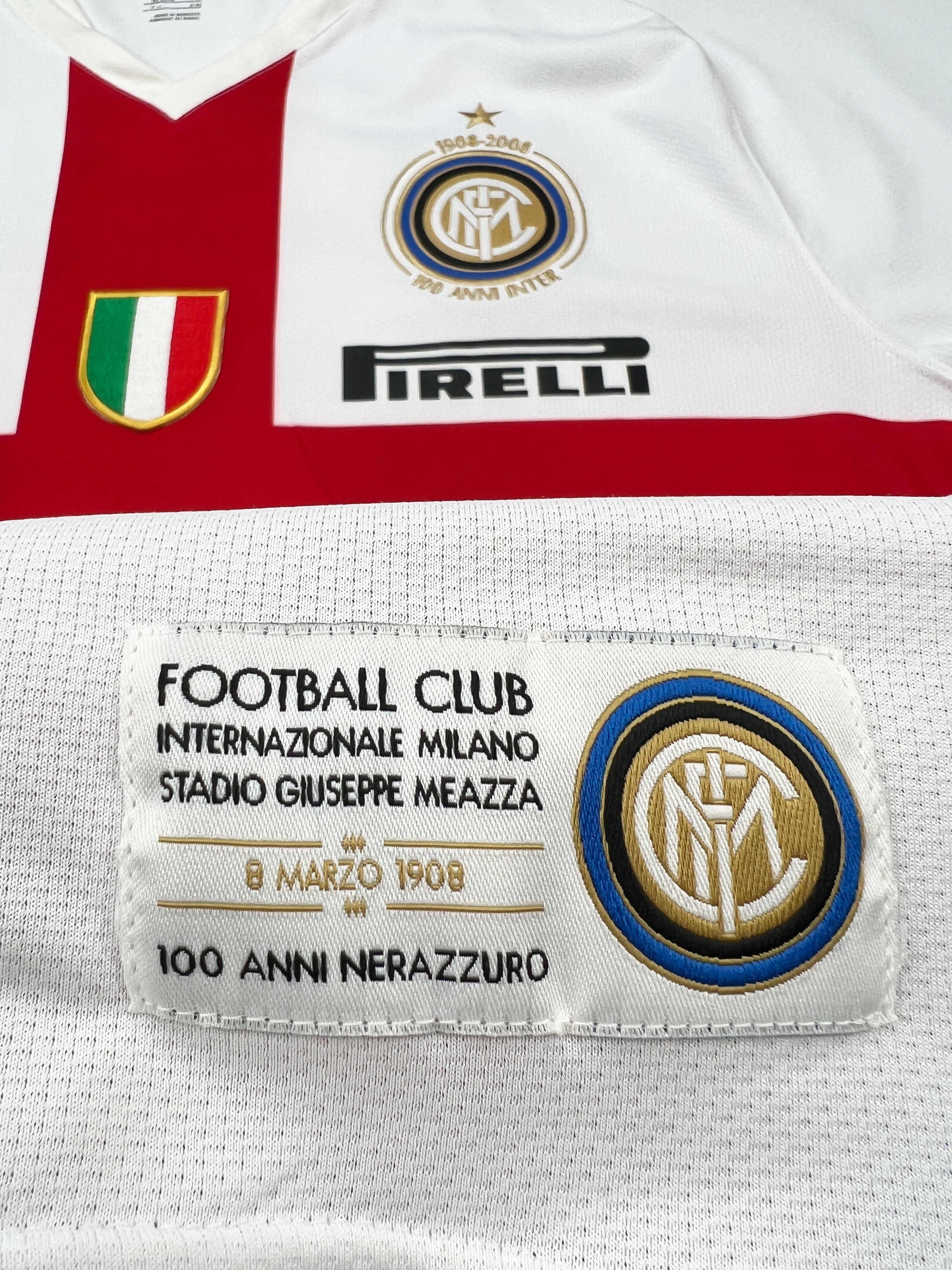 Inter Mailand 2007-08 "Suazo" Auswärts Trikot XXL nike *100 Jahre*