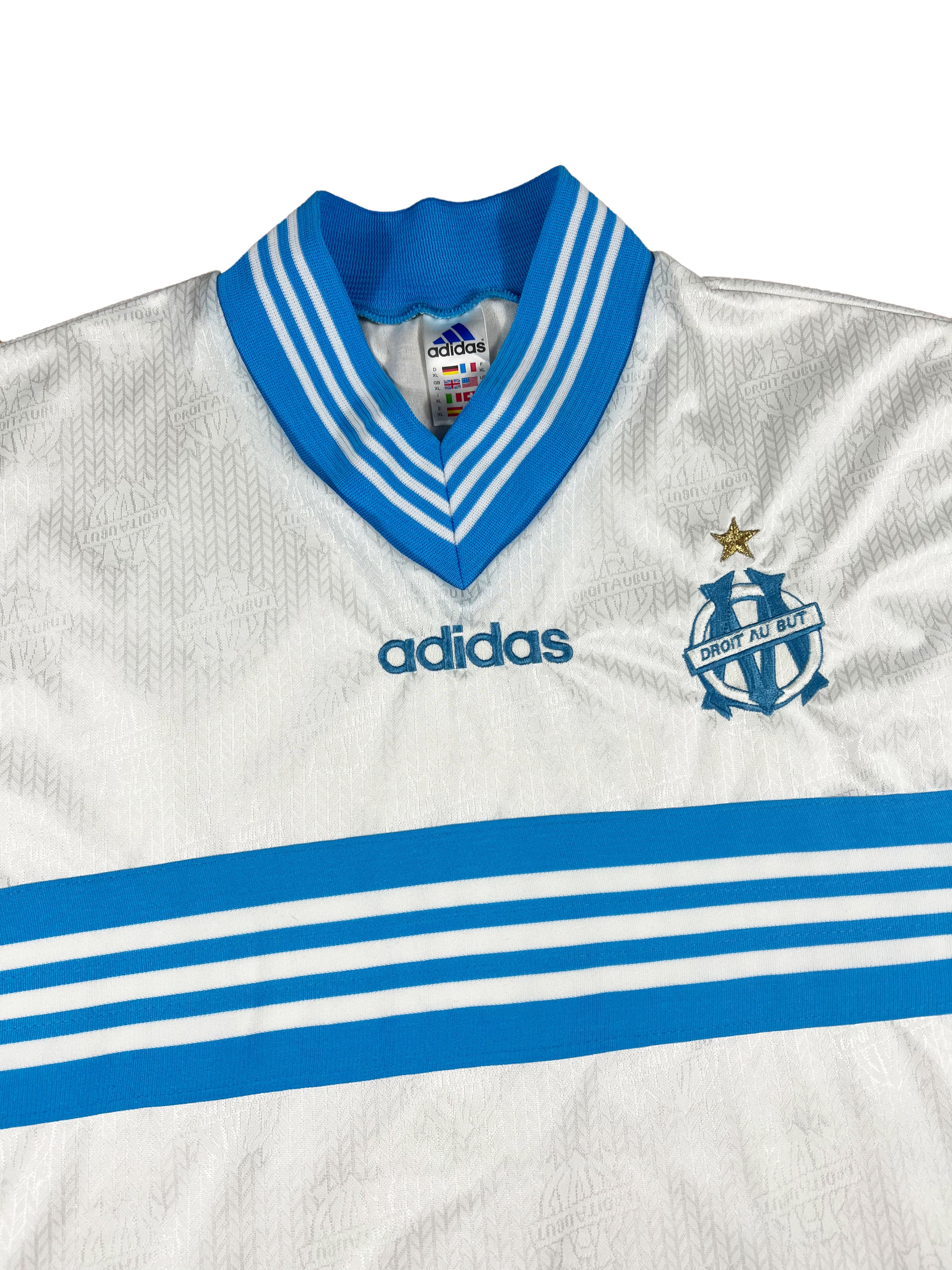 Olympique Marseille 1996-98 Heim Trikot "XL" Adidas