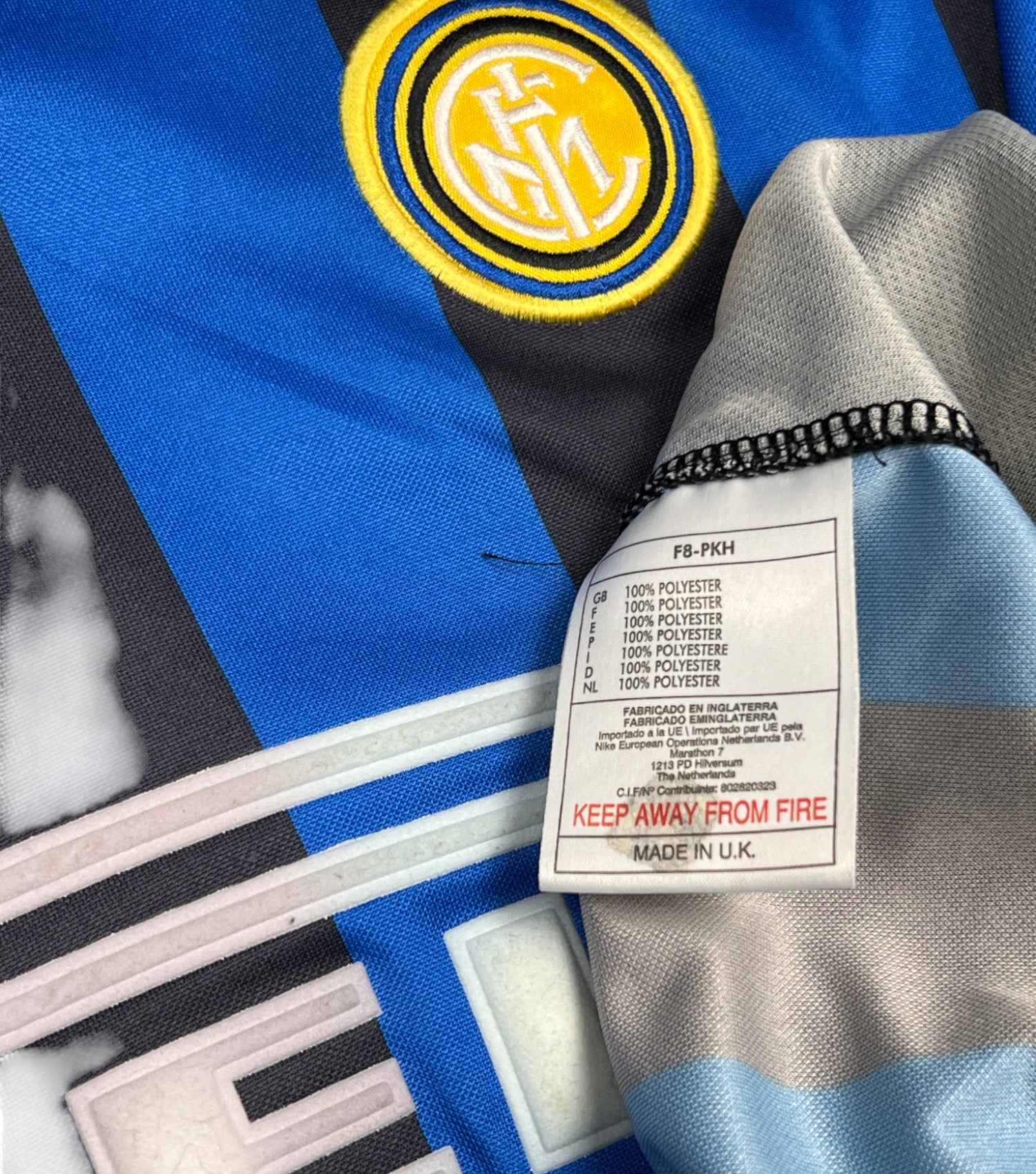 [SPIELVORBEREITET/SPIELGETRAGEN] Inter Mailand 1998-1999 "Baggio" Heim Trikot (XL) nike