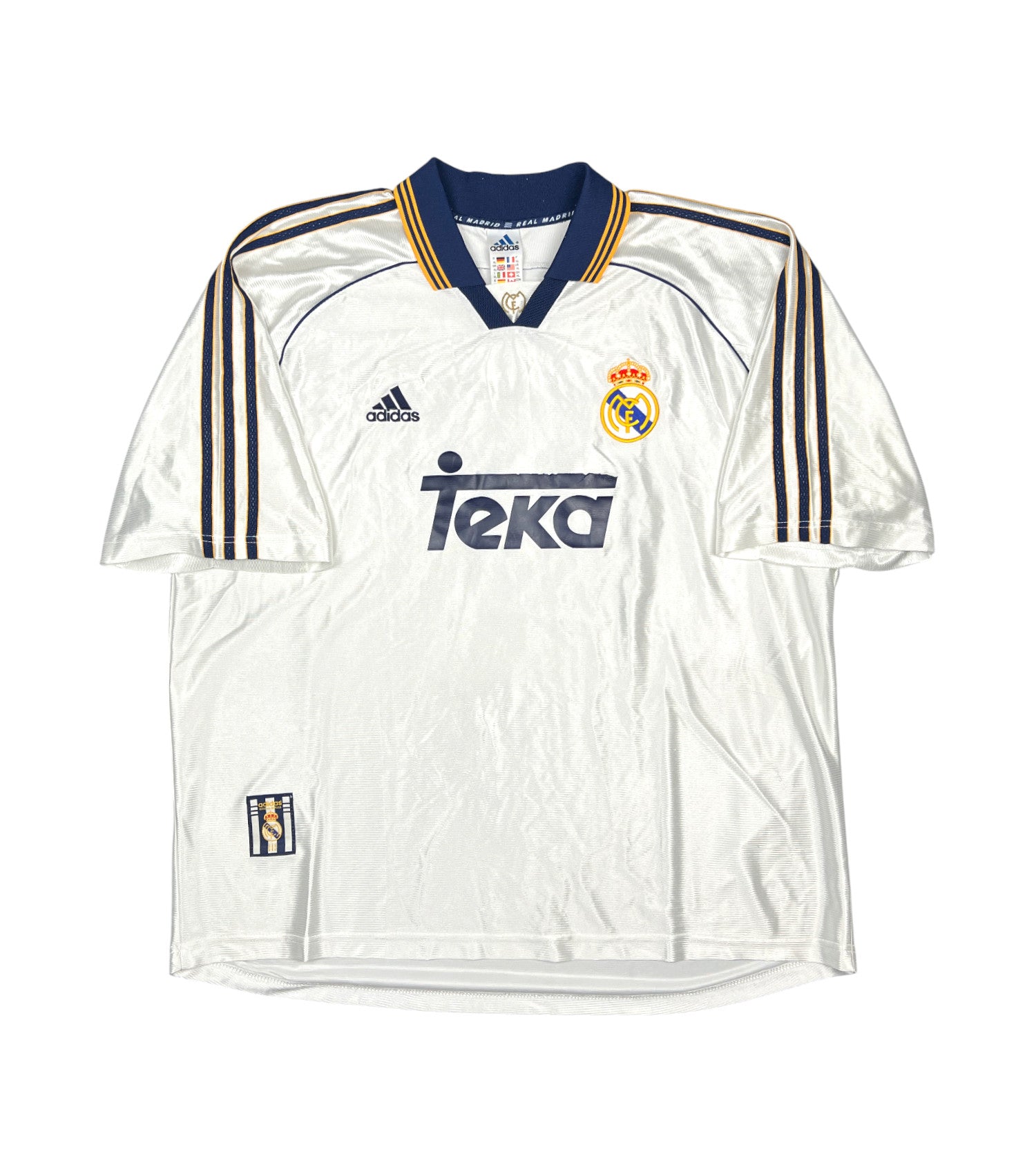 Real Madrid 1998-00 "Raul" Heim Trikot + Shorts (XL) adidas
